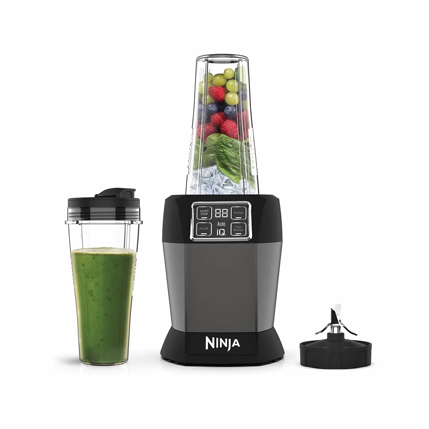 Ninja Mikser, Czarny/Srebrny, 1000 W