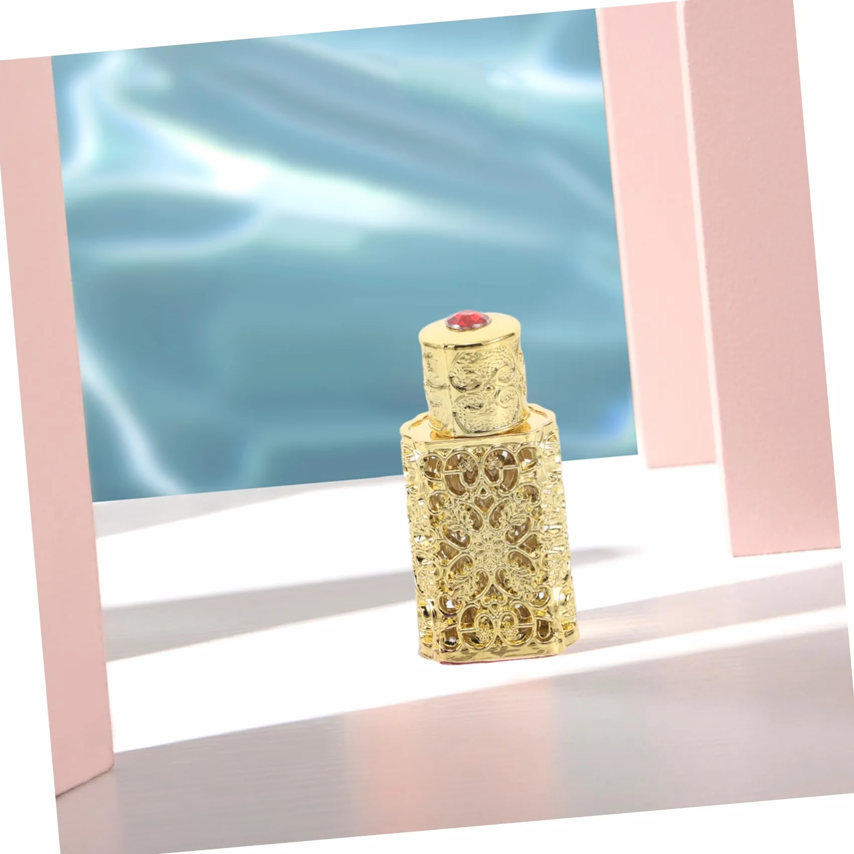 Minkissy Małe Butelki Perfum Przenośny Szklany Flakon Perfum Podróżnych Unikalny Wzór