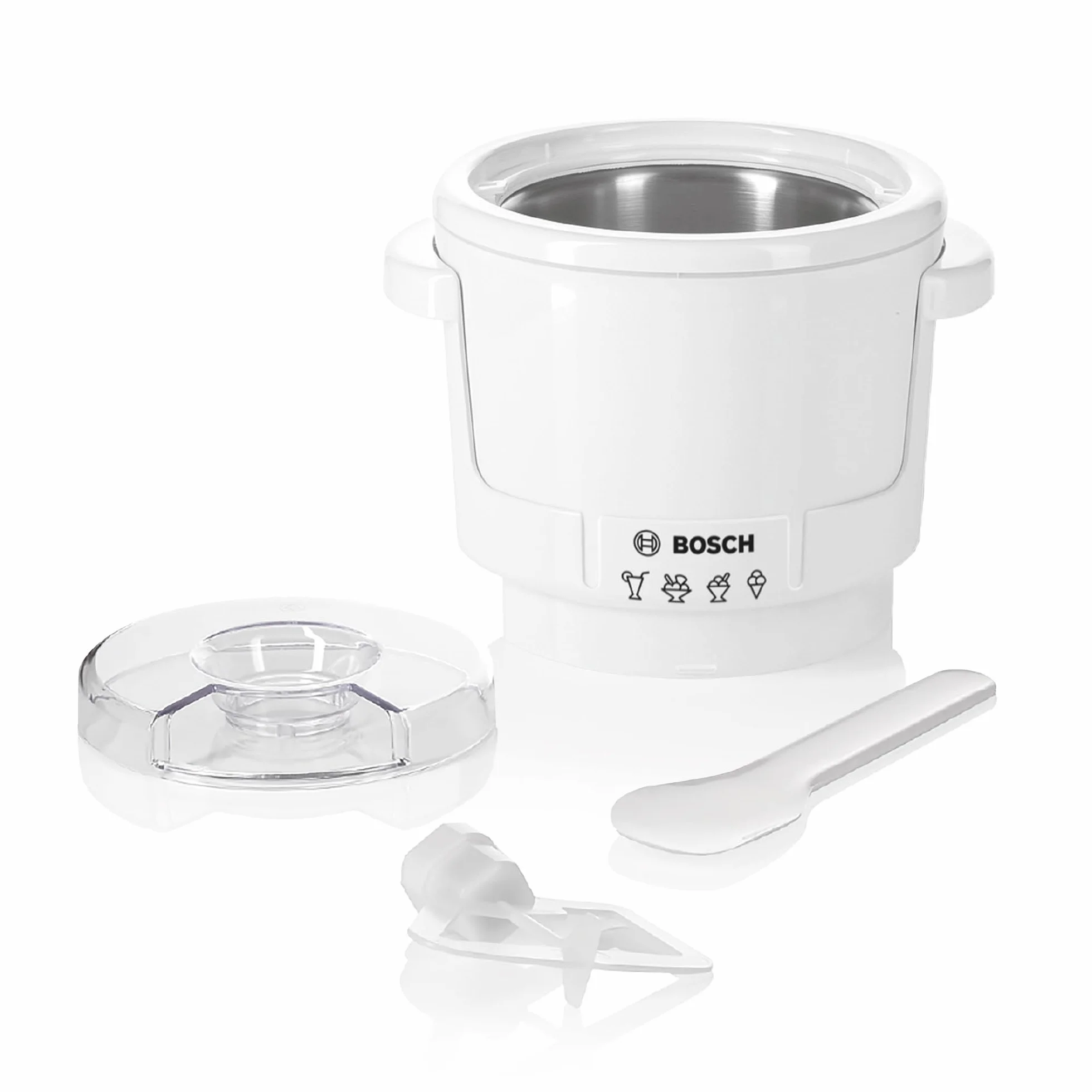 Bosch MUZ5EB2 maszyna do lodów 550 ml biała do robota kuchennego serii 4