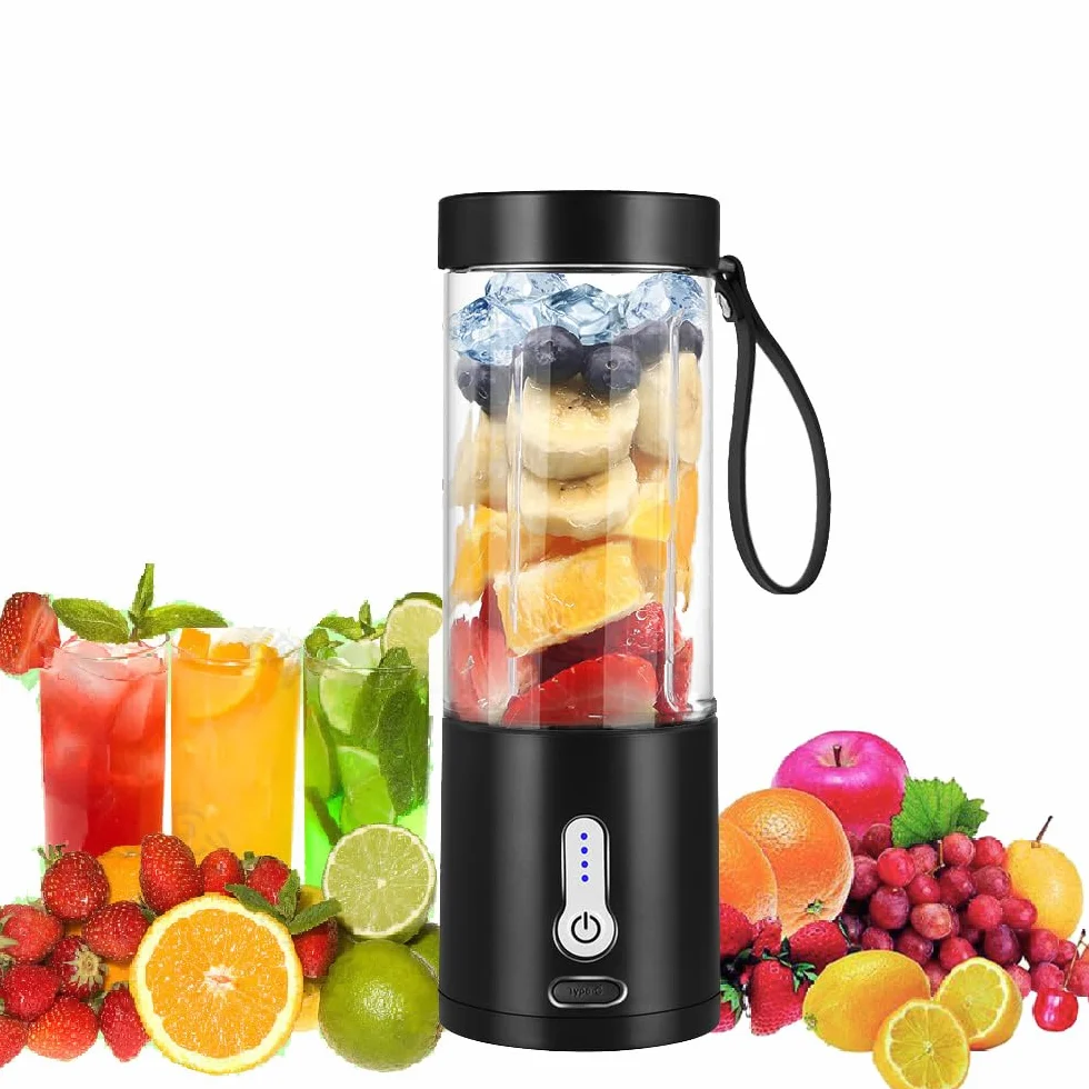 Przenośny blender do smoothie USB-C 6 ostrzy stal nierdzewna mini sokowirówka bez BPA