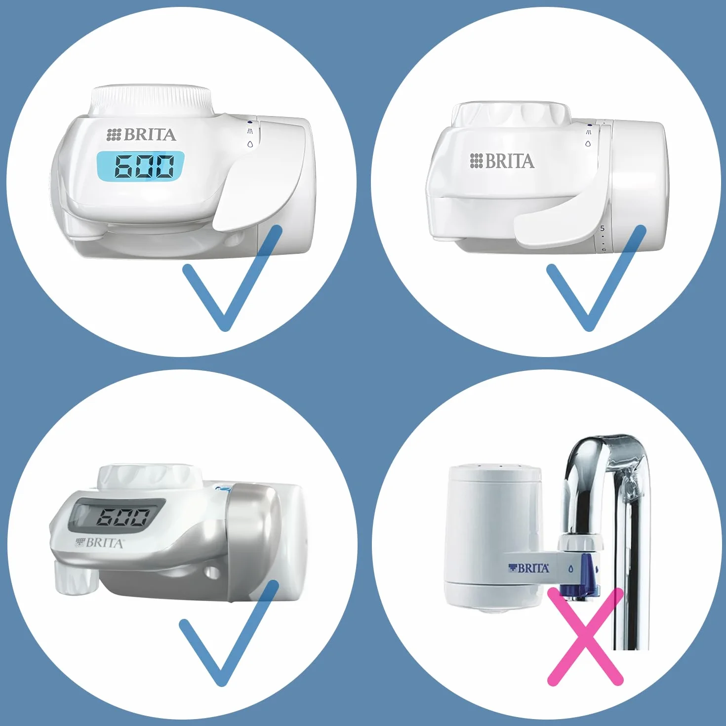 BRITA Filtr do wody z kranu ON TAP V - redukuje chlor, PFAS, metale