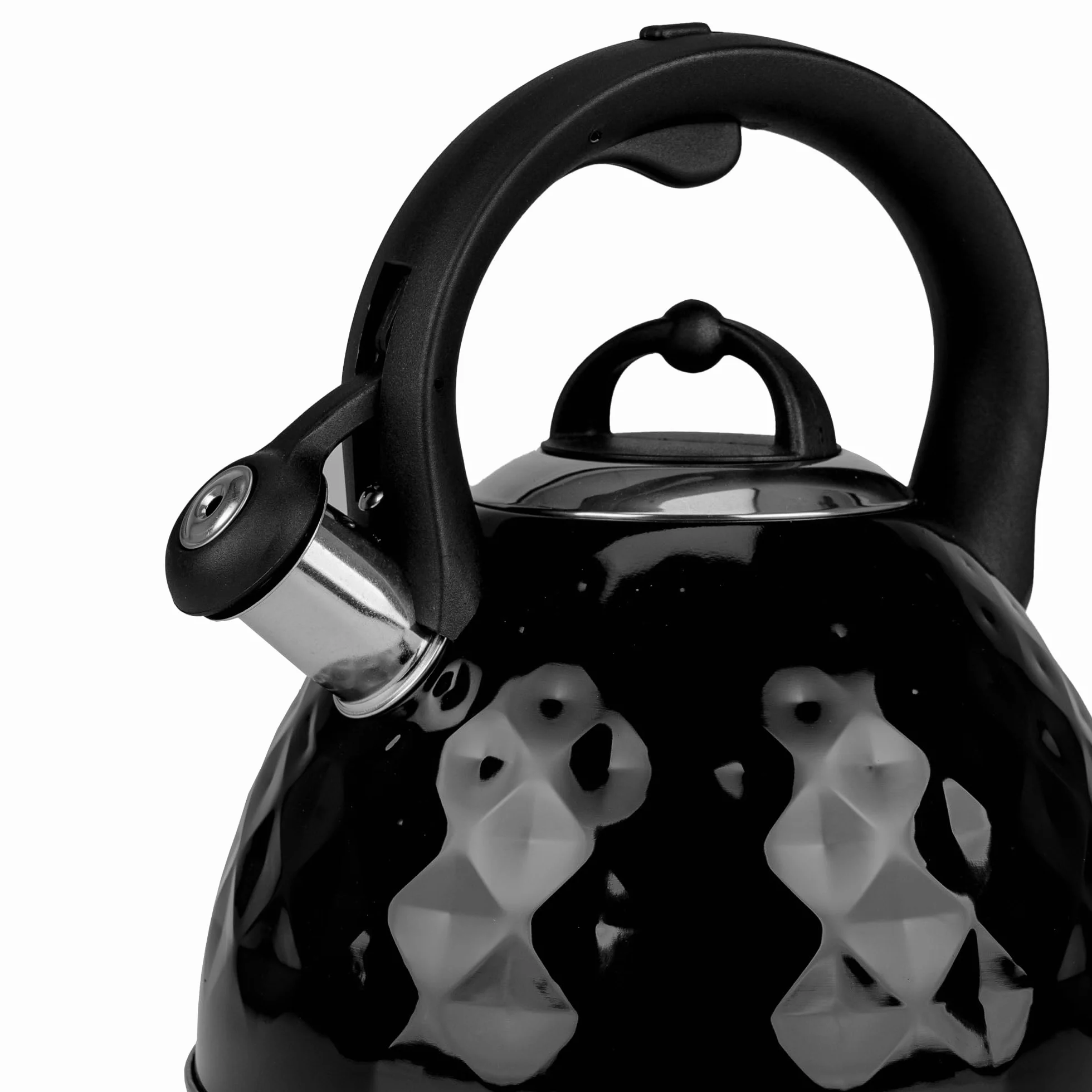 KARL HAUSMANN Czajnik Stalowy 2.5L Czarny Indukcyjny Gazowy Elektryczny Cool-Touch