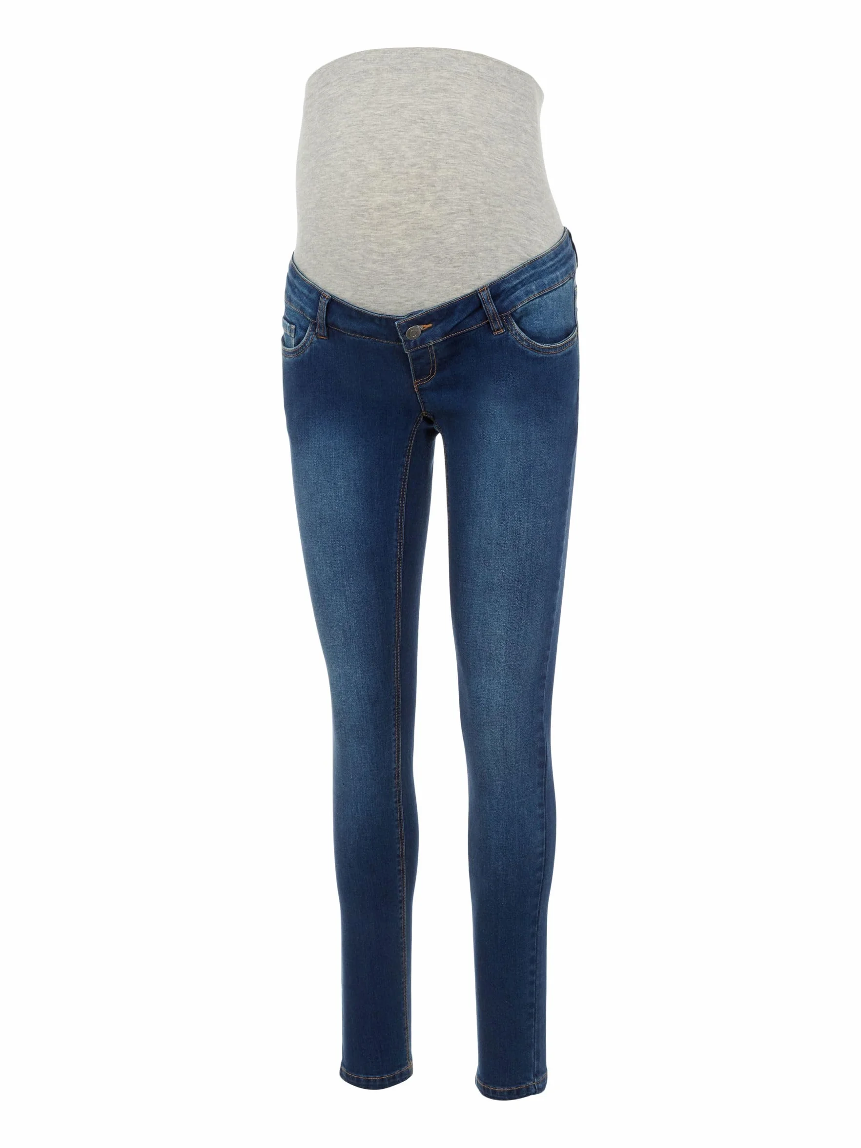 MAMALICIOUS Mllola Slim Blue Jeans Noos B. - spodnie ciążowe Kobiety