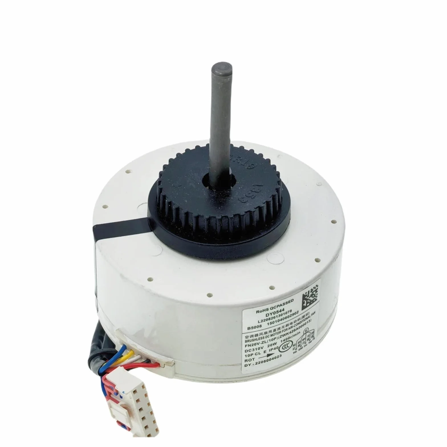 Klimatyzator klimatyzacja jednostka wewnętrzna silnik wentylatora prądu stałego ZWR20-V DC310V 20W 1250 obr./min FN20V-ZL części zamienne, kompatybilne z Gree