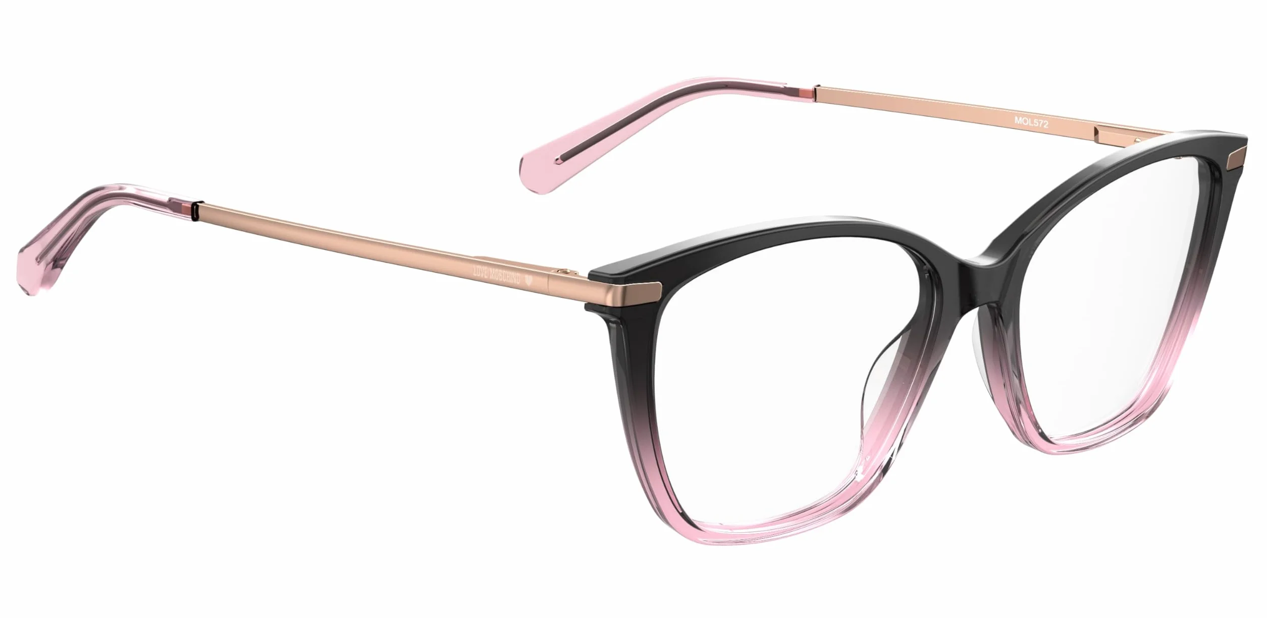Love Moschino MOL572 Oprawki do Okularów Black Pink 53/17/140 donna