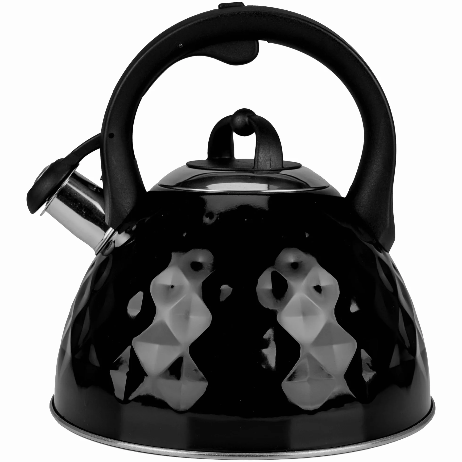 KARL HAUSMANN Czajnik Stalowy 2.5L Czarny Indukcyjny Gazowy Elektryczny Cool-Touch