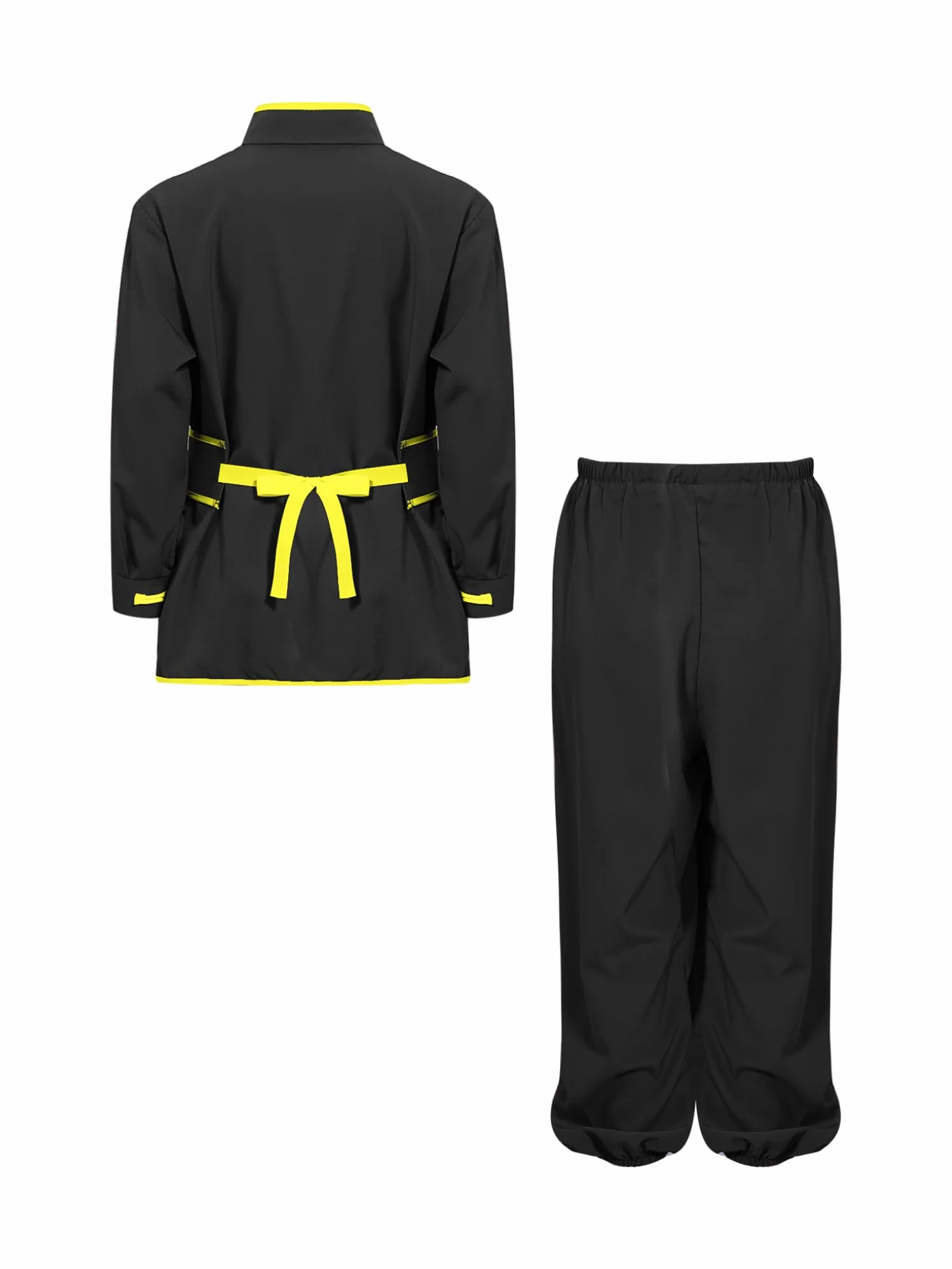 Oyolan Unisex Odzież Sztuki Walki Tai Chi Dziecko Tradycyjny Chiński Kostium Kung Fu Strój 3-16 lat
