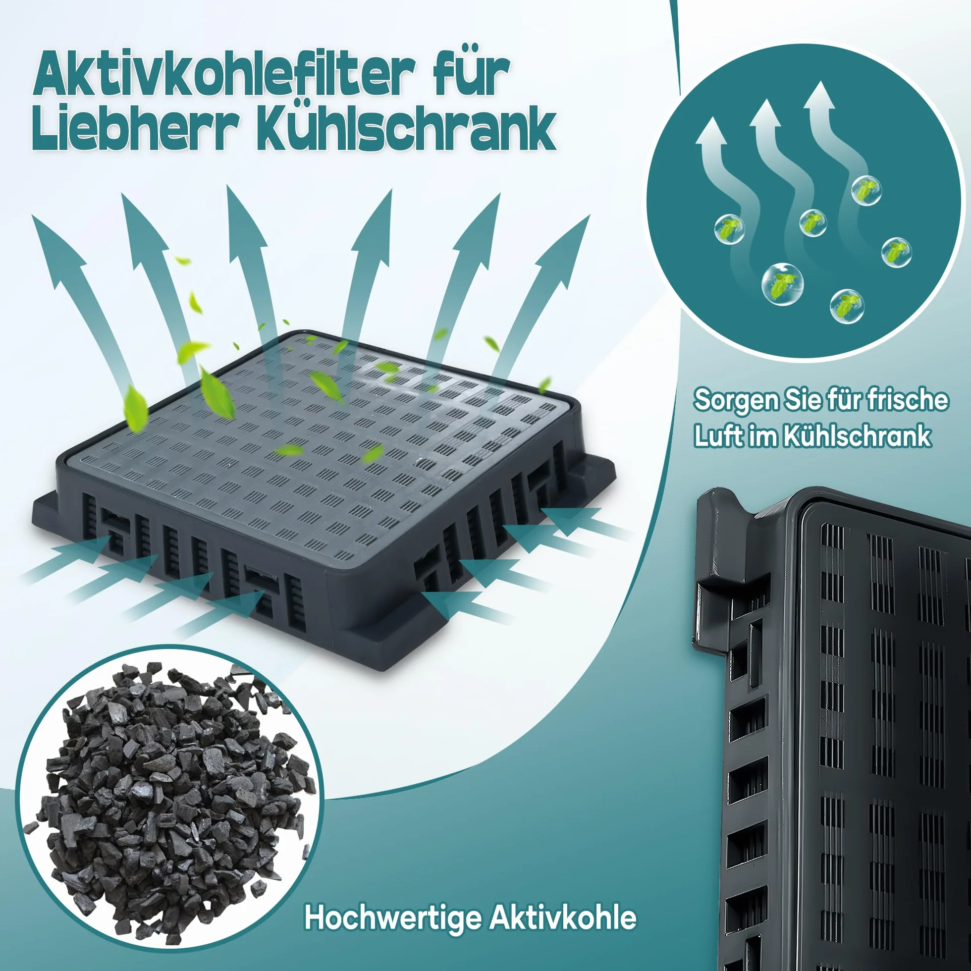 Filtry z węglem aktywnym Liebherr Fresh Air 9096989 9882460 9882429 988246000 do lodówek