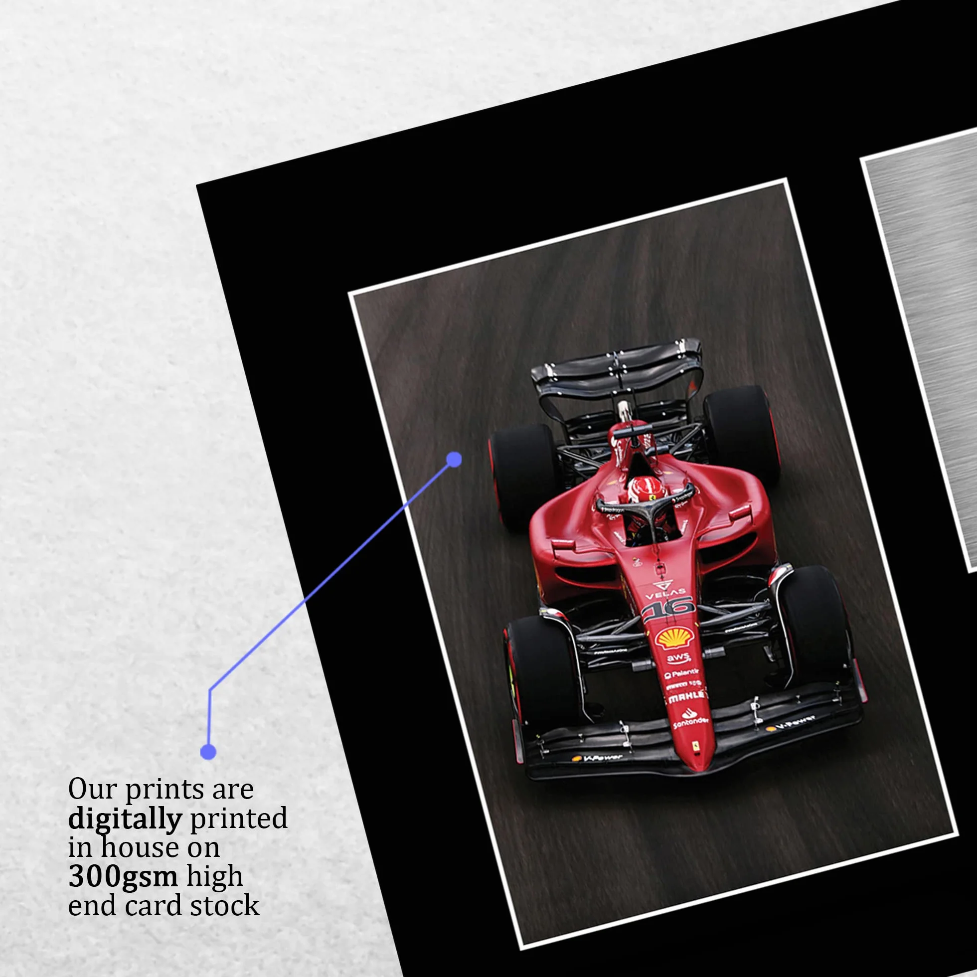 HWC Trading A4 Charles Leclerc Formula 1 Prezenty Z Nadrukiem Podpisane Zdjęcie Z Autografem Dla Fanów Wyścigów F1 Formuły 1