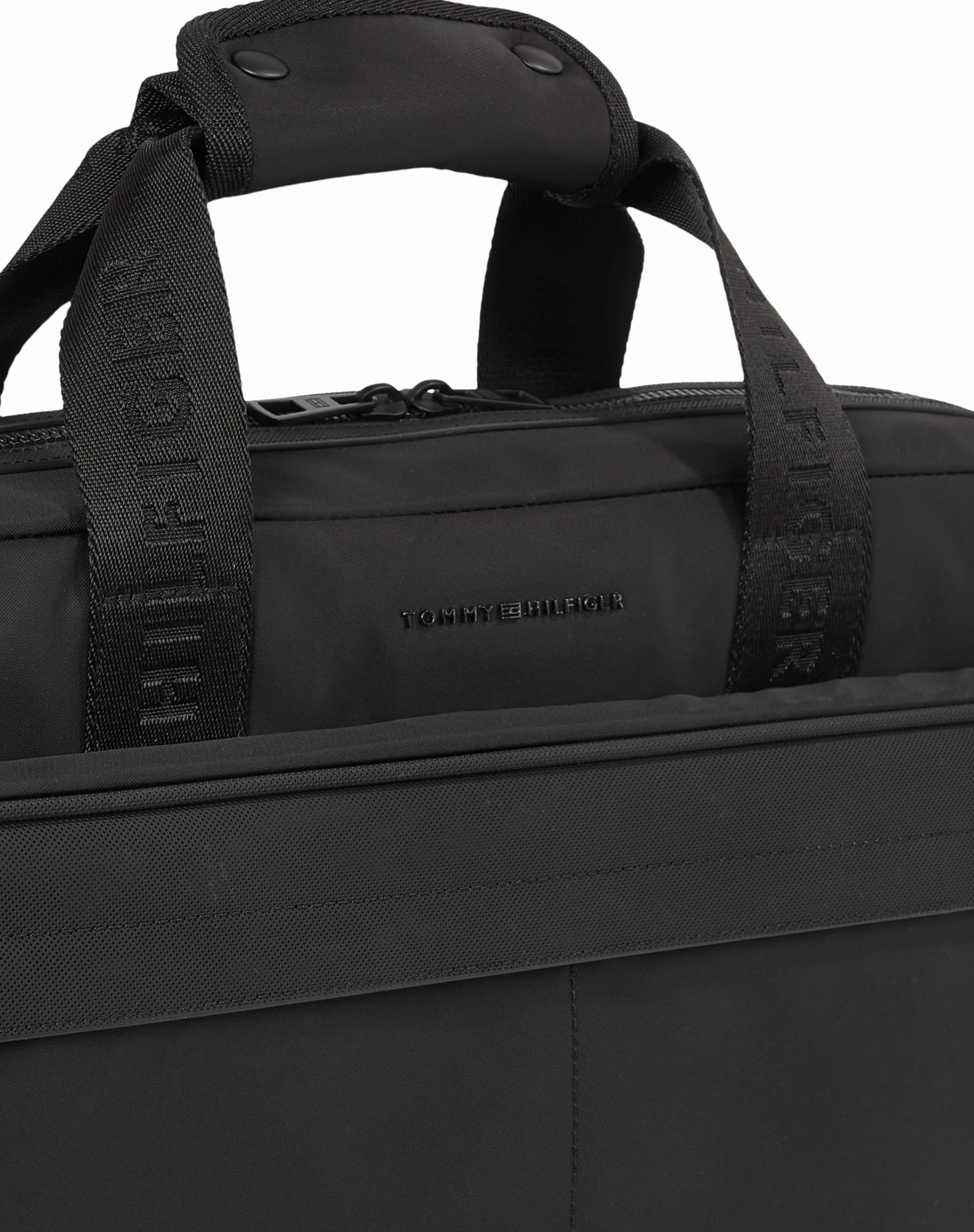 Tommy Hilfiger Męska torba na komputer Th Repreve Am0am13186, jeden rozmiar, czarny (czarny), rozmiar uniwersalny