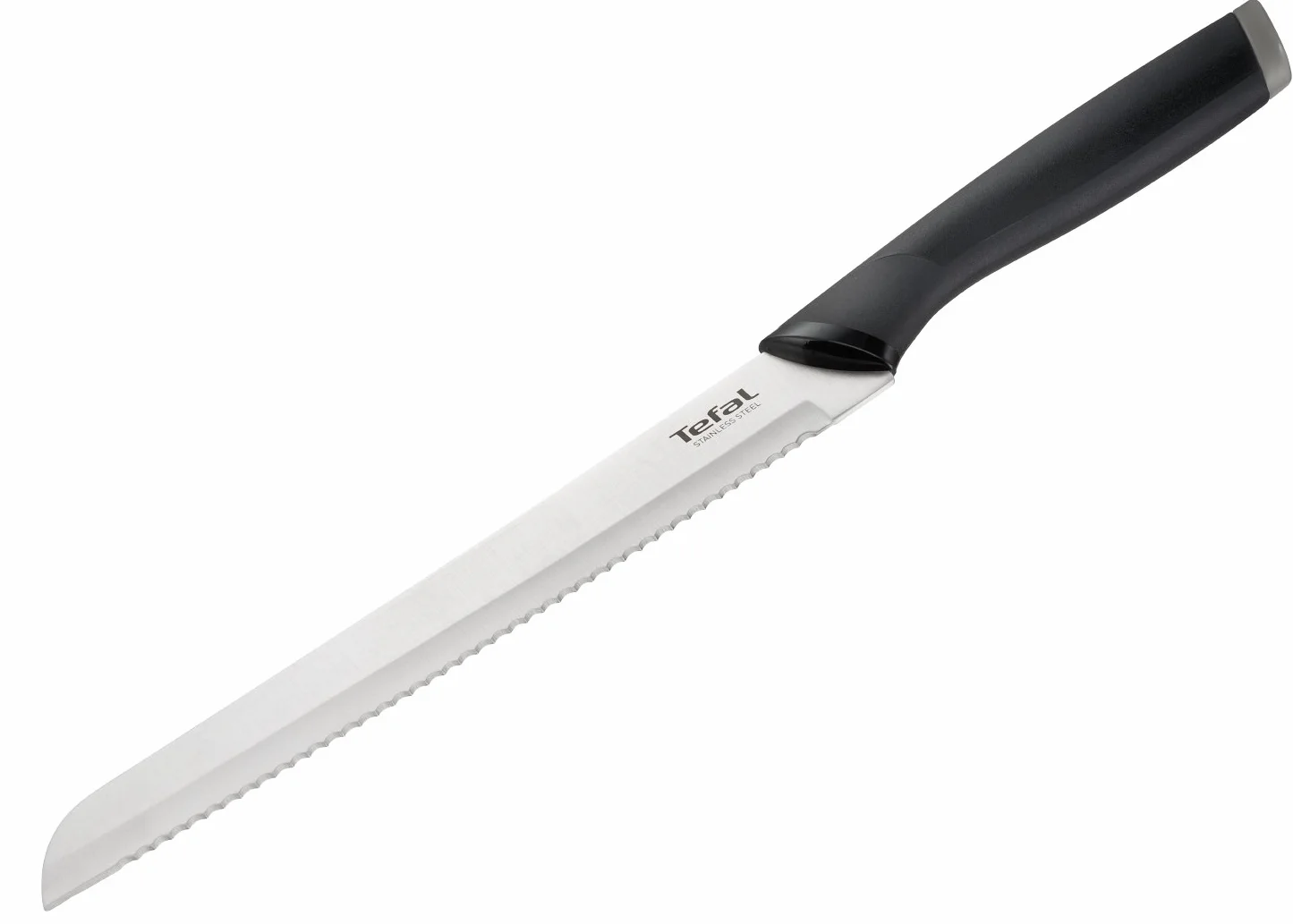 Tefal nóż do chleba 20 cm czarny
