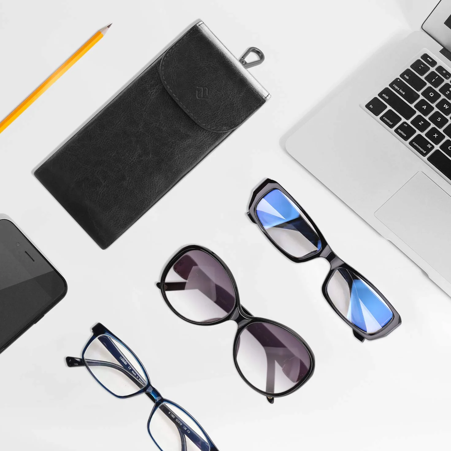 FINTIE Etui na okulary Unisex-dorosły Double Glasses Case
