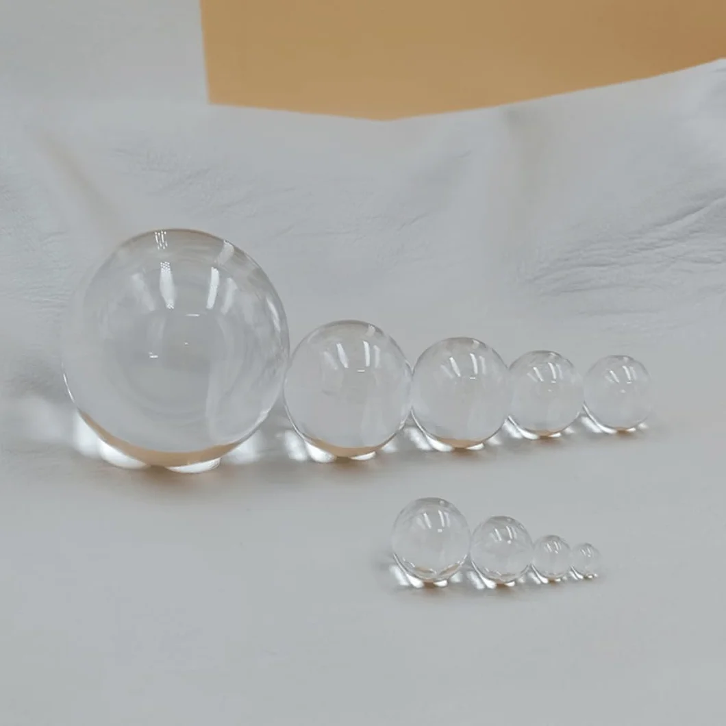 Soczewka sferyczna ze szkła optycznego - średnica od 1 mm do 30 mm, soczewka półkulista o wyjątkowej przejrzystości i trwałości, 1 szt. | D2.5mm Sapphire Sphere