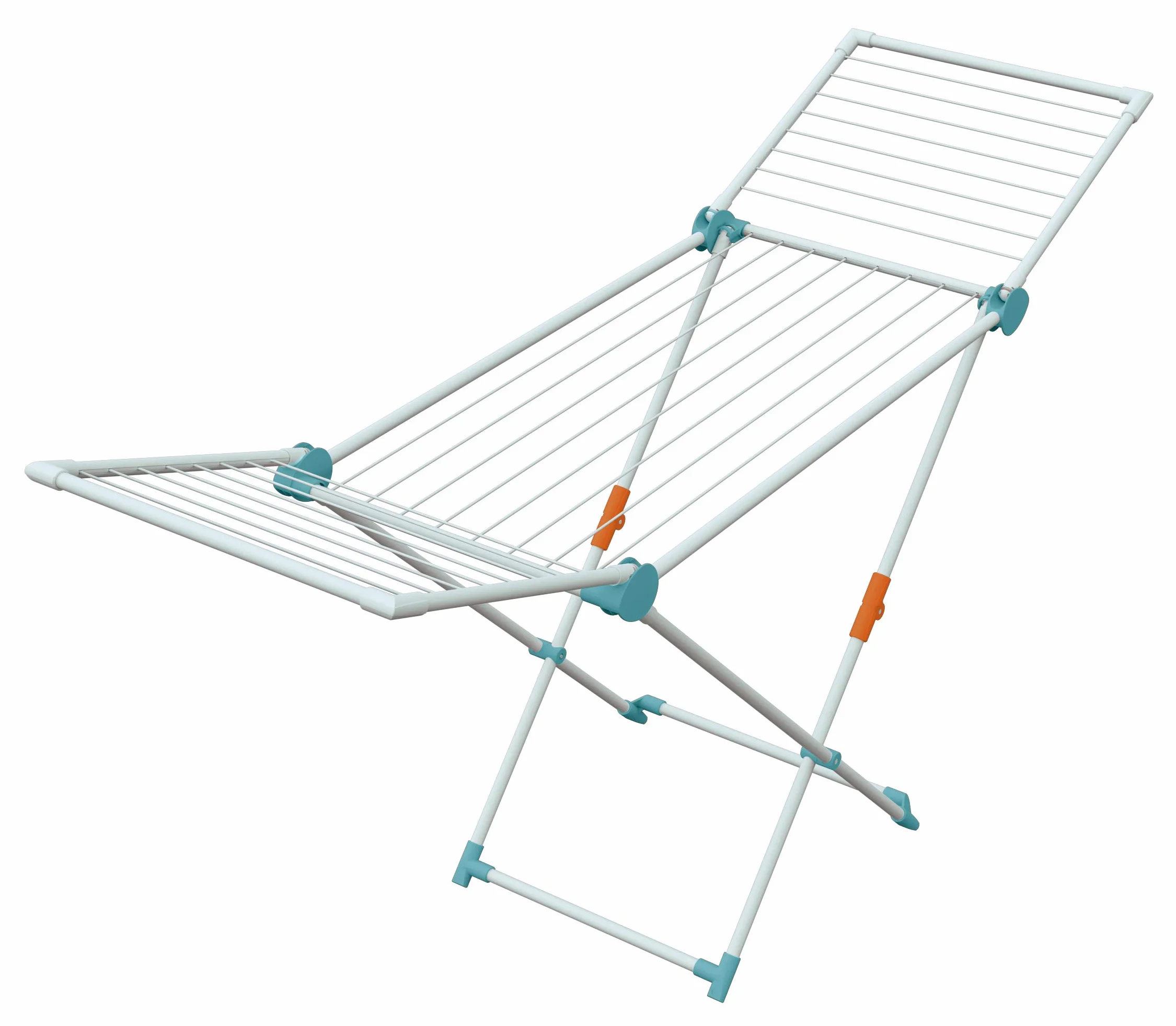 JUWEL Suszarka Superdry Basic Mint 40804 składana stojąca 11 m linka Twaron