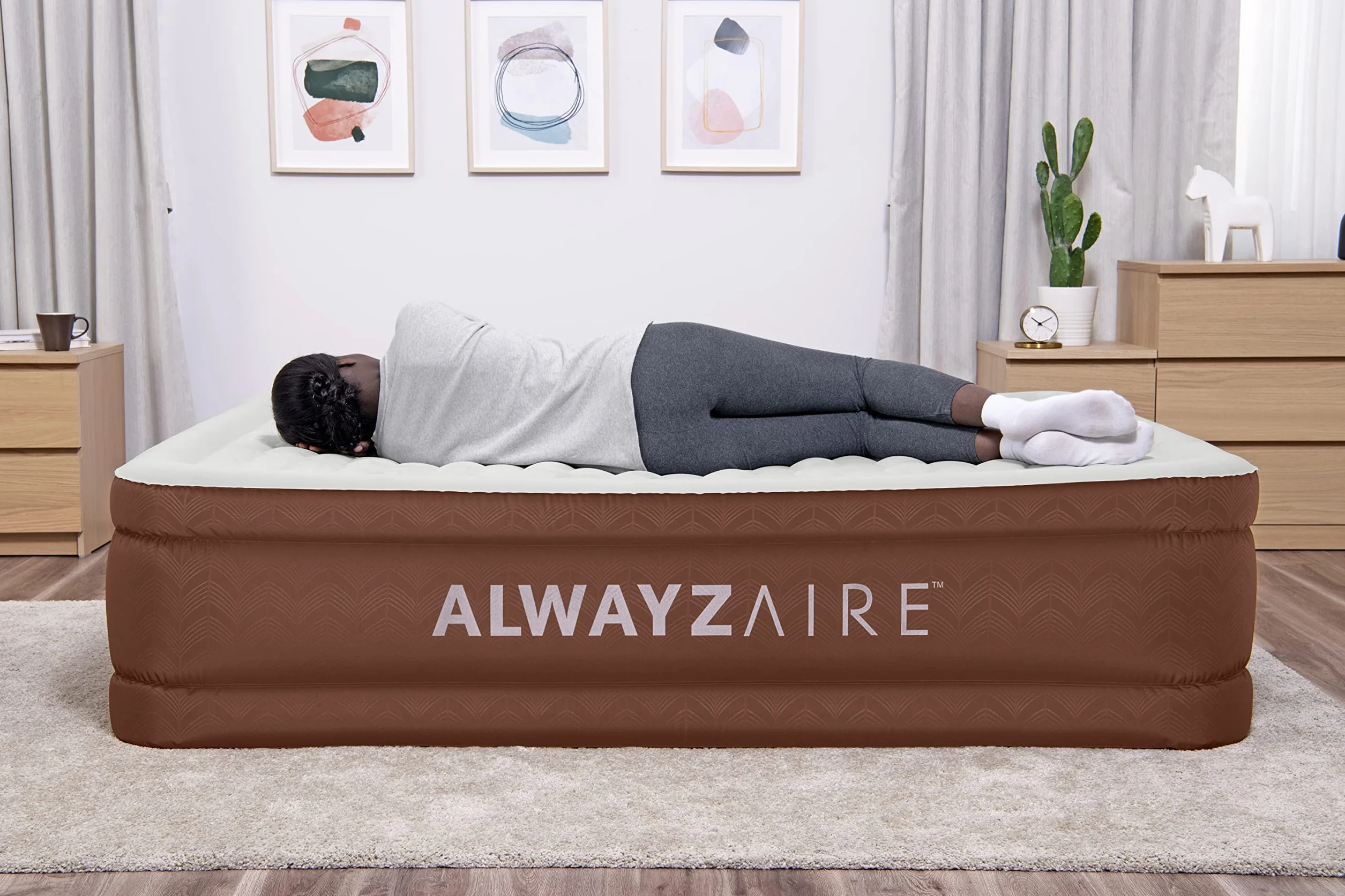Bestway AlwayzAire Fortech łóżko dmuchane Double XL/Hi 203 x 152 x 51 cm