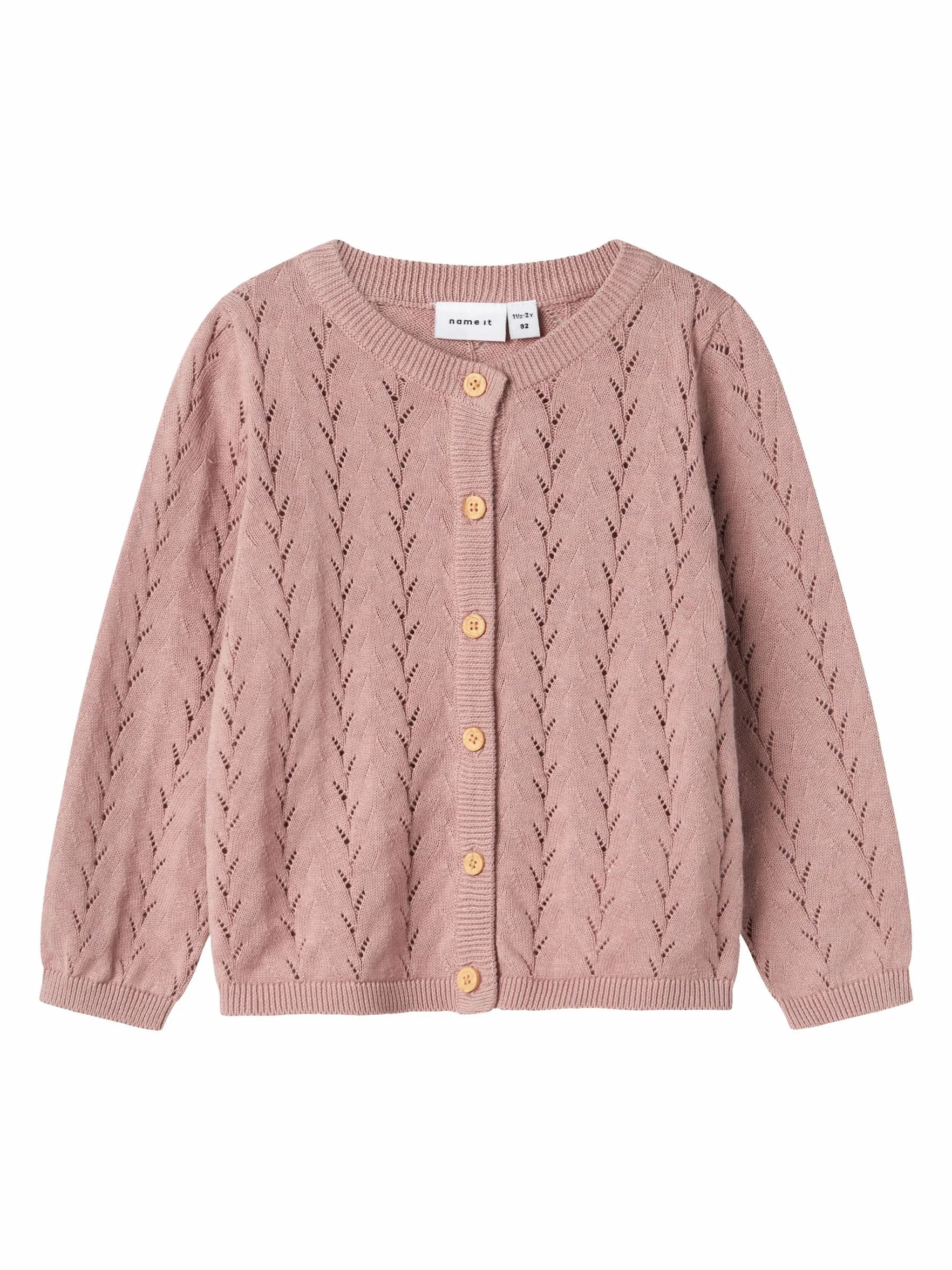 NAME IT Kardigan Dziewczynki Nmfbanni Ls Knit Card Noos