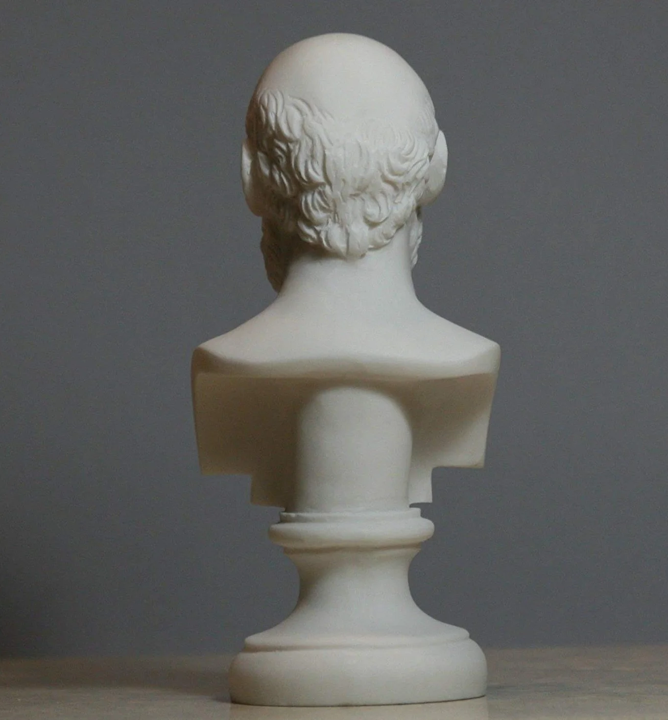 Artist Unknown Grecki filozof Sokrates Popiersie Statua Alabaster 15 cm