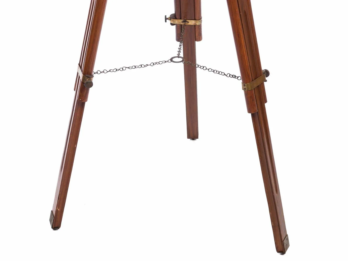 aubaho duży teleskop, polerowany teleskop, drewno mosiężne teleskop, statyw 150 cm antyczny styl