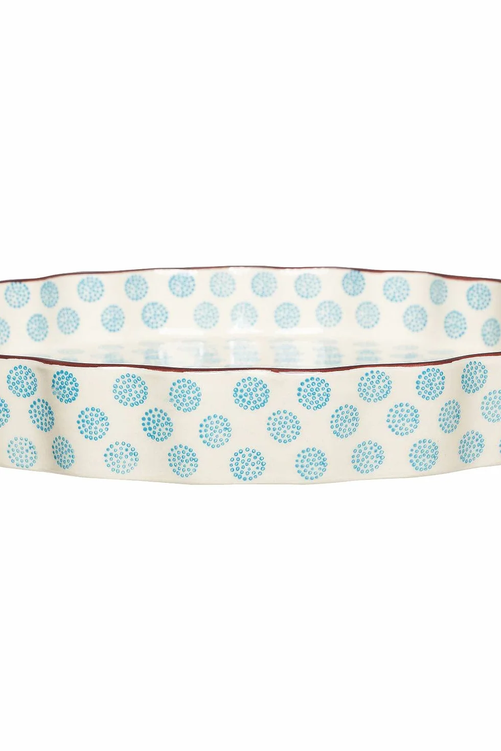 Tranquillo Danie do ciasta z kamionki w stylu retro, 27 cm, formowane, Earthenware, Casual, Retro, Baking Dish, Tart Pan