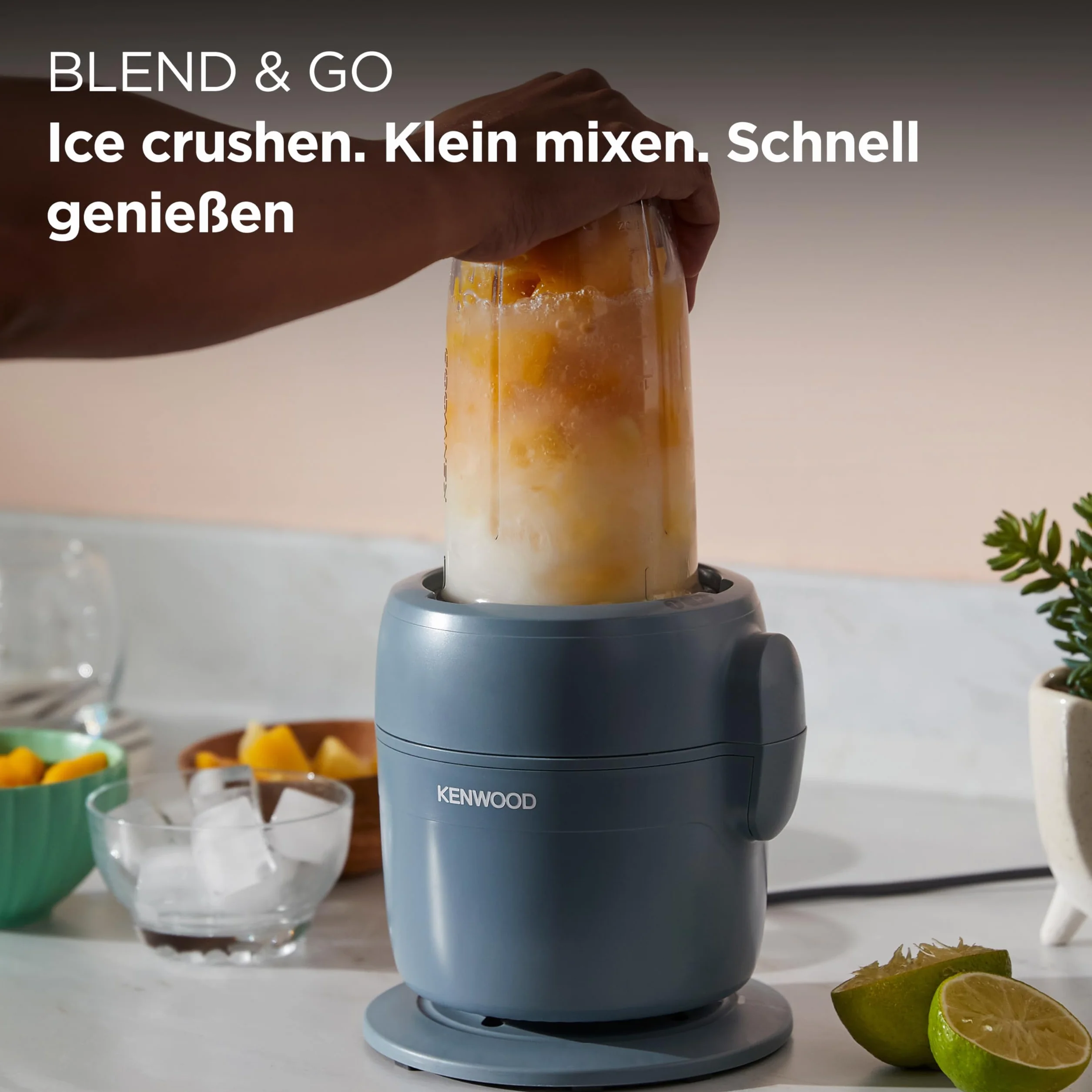 Kenwood MultiPro Compact robot kuchenny wielofunkcyjny stal nierdzewna 600 ml niebieski