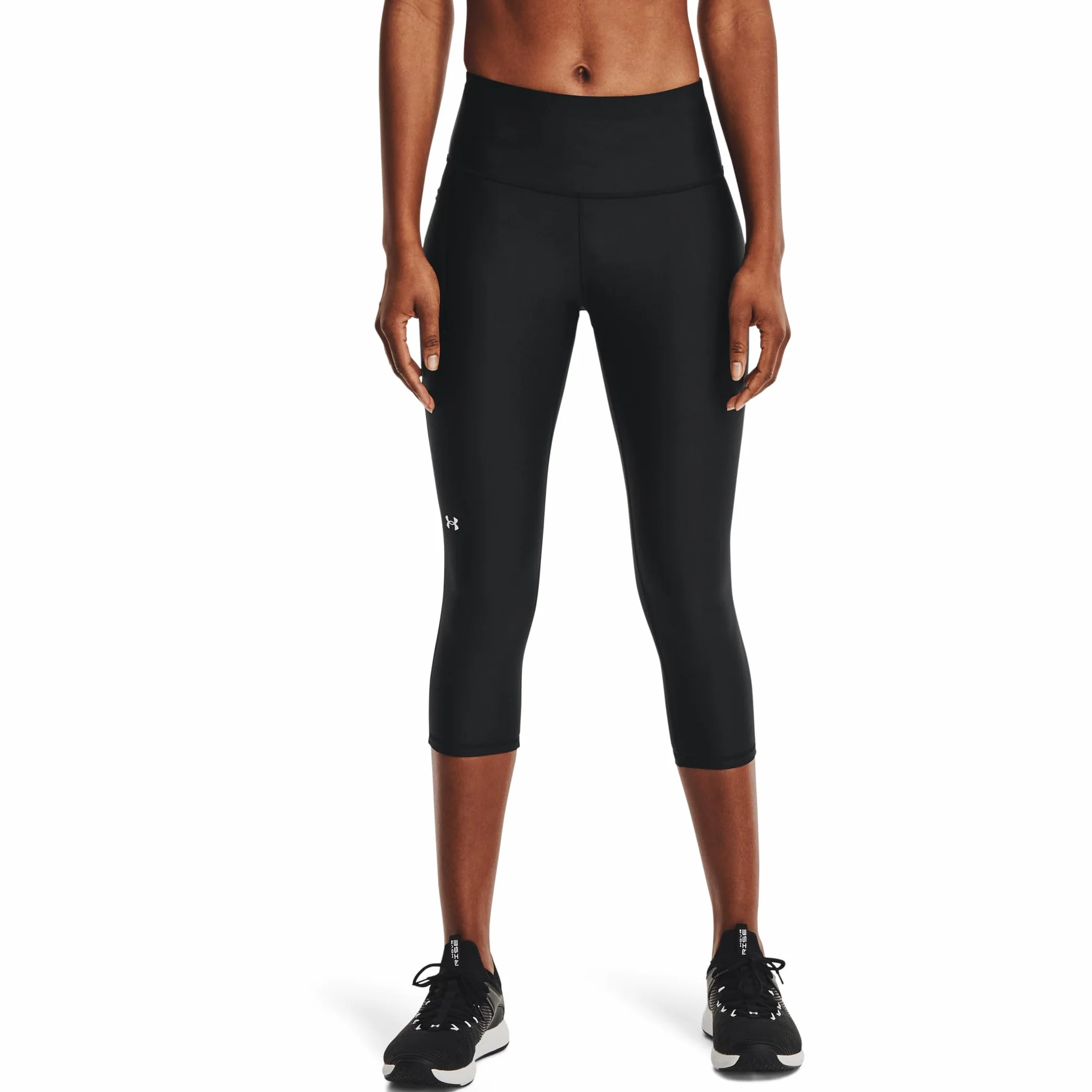 Under Armour Damskie spodnie Capri HeatGear z wysokim stanem