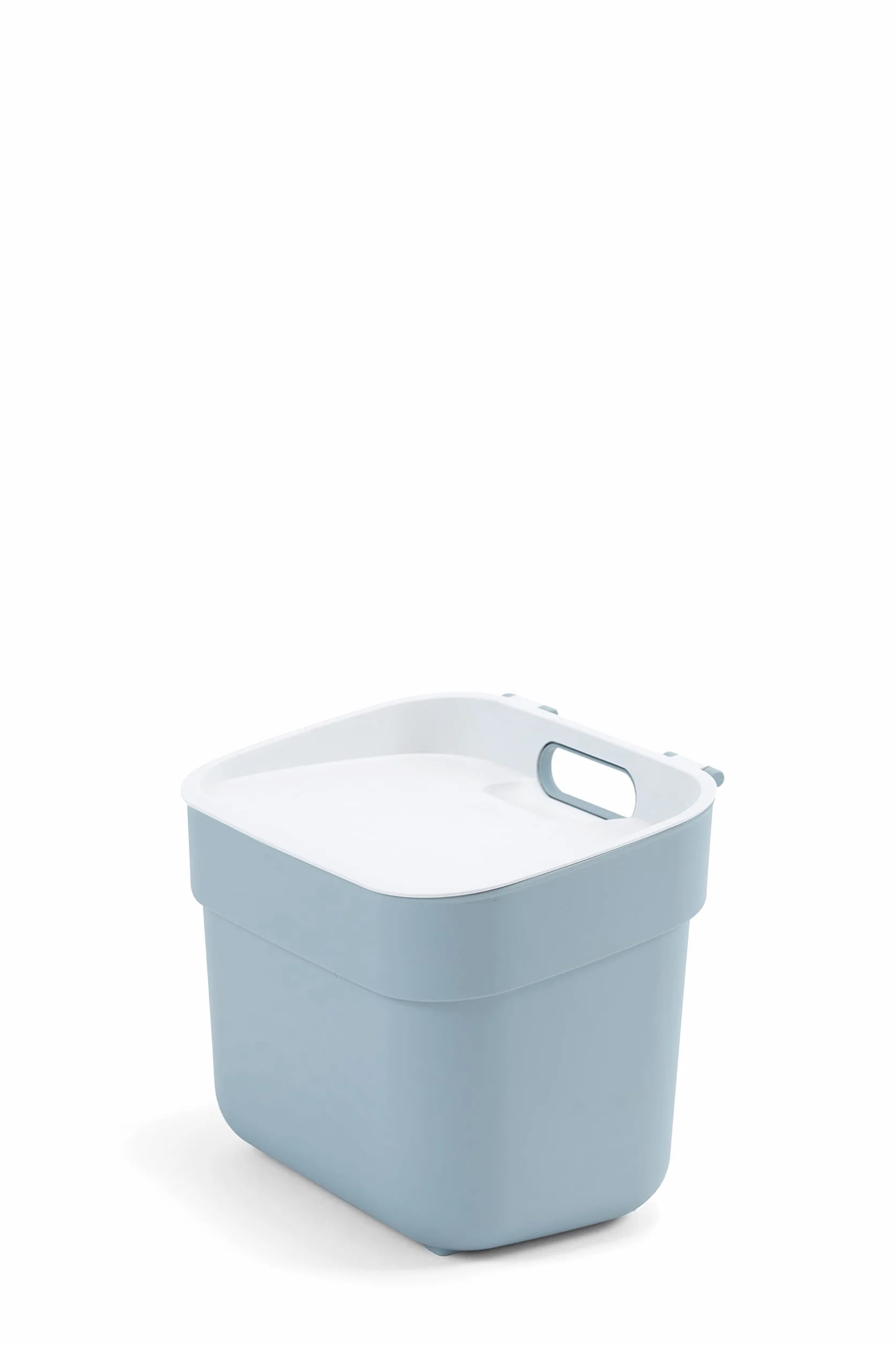 CURVER Kosz na śmieci 5 l niebieski szary 100% recykling 25 x 18,6 x 20,3 cm