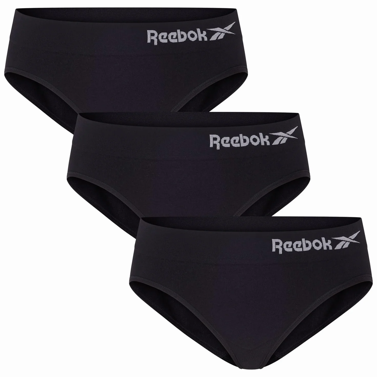 Reebok Figi damskie Raina (3 sztuki), Czarny, L
