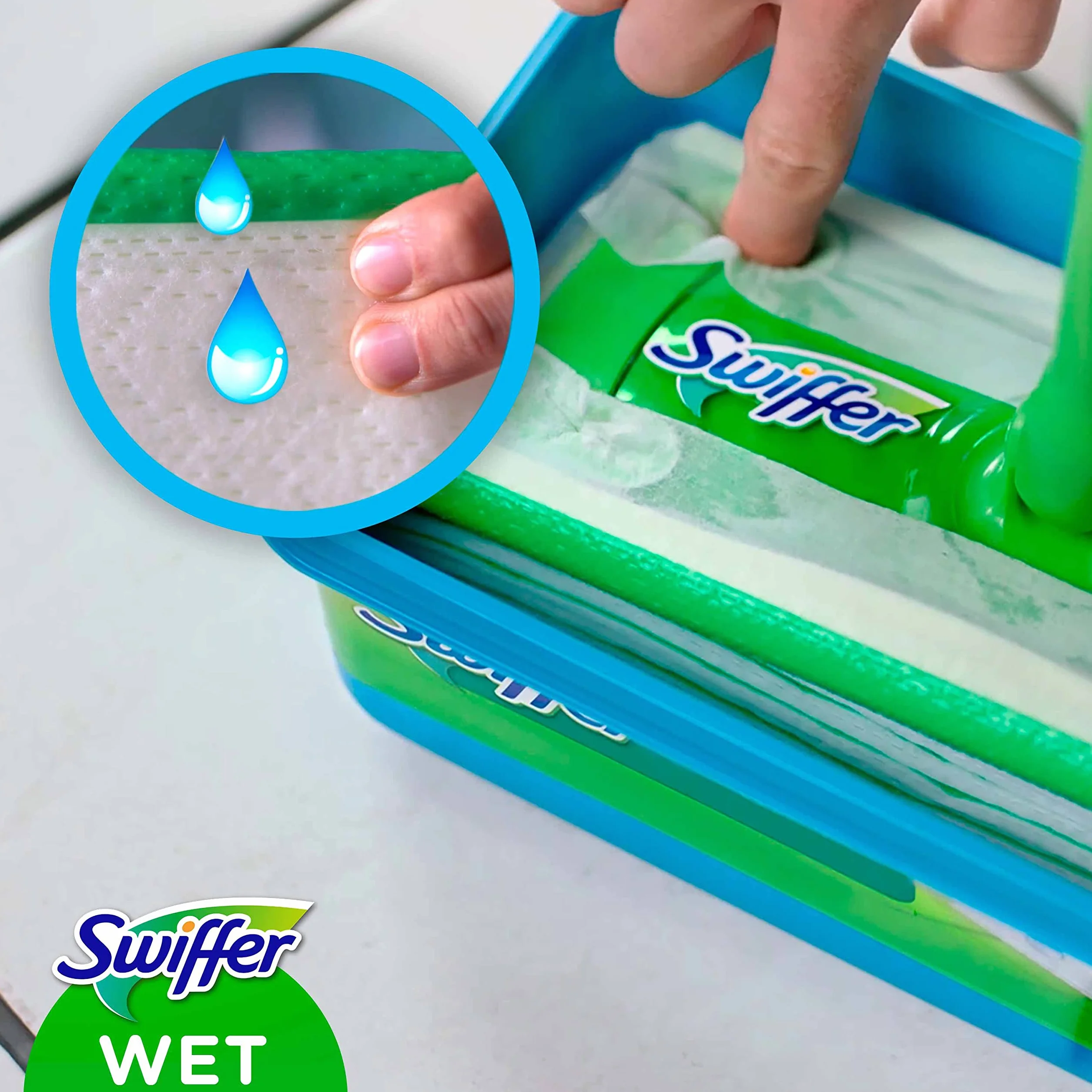 Swiffer Mokre Chusteczki do Podłóg Zapach Cytrusowy 10 Sztuk