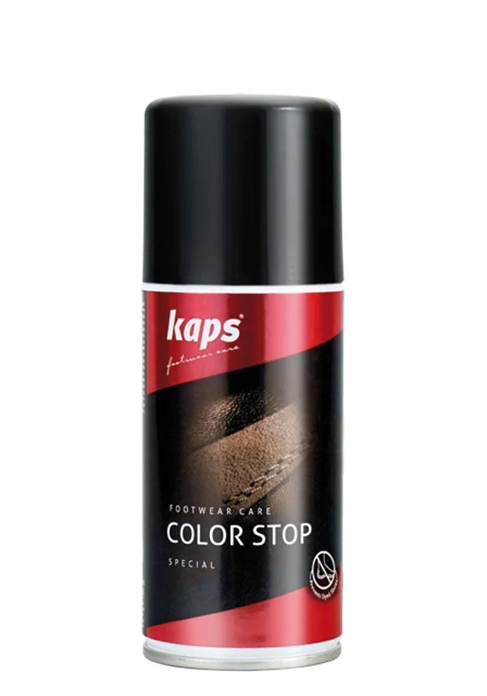 Spray Zapobiegający Plamom na Skórzanych Butach i Torbach – Nigdy Więcej Plam na Skarpetach i Stopach – Color Fastener Fixer Spray Blokujący Plamy – Zapobiegający Plamom Kaps Color Stop - 150 ml