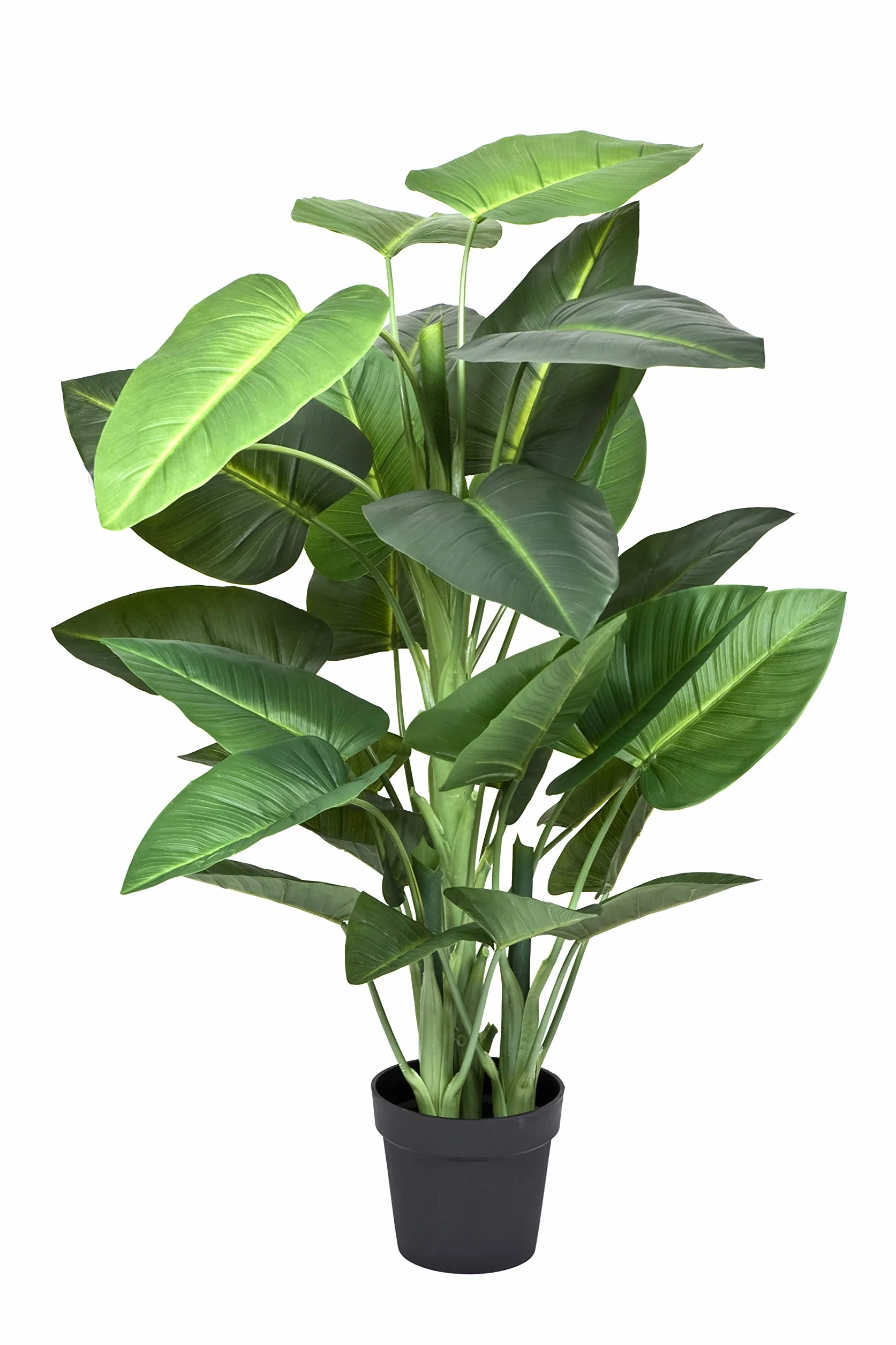 GreenBrokers Sztuczne drzewo liliowe kalia 130 cm w doniczce, zielone, 130 cm