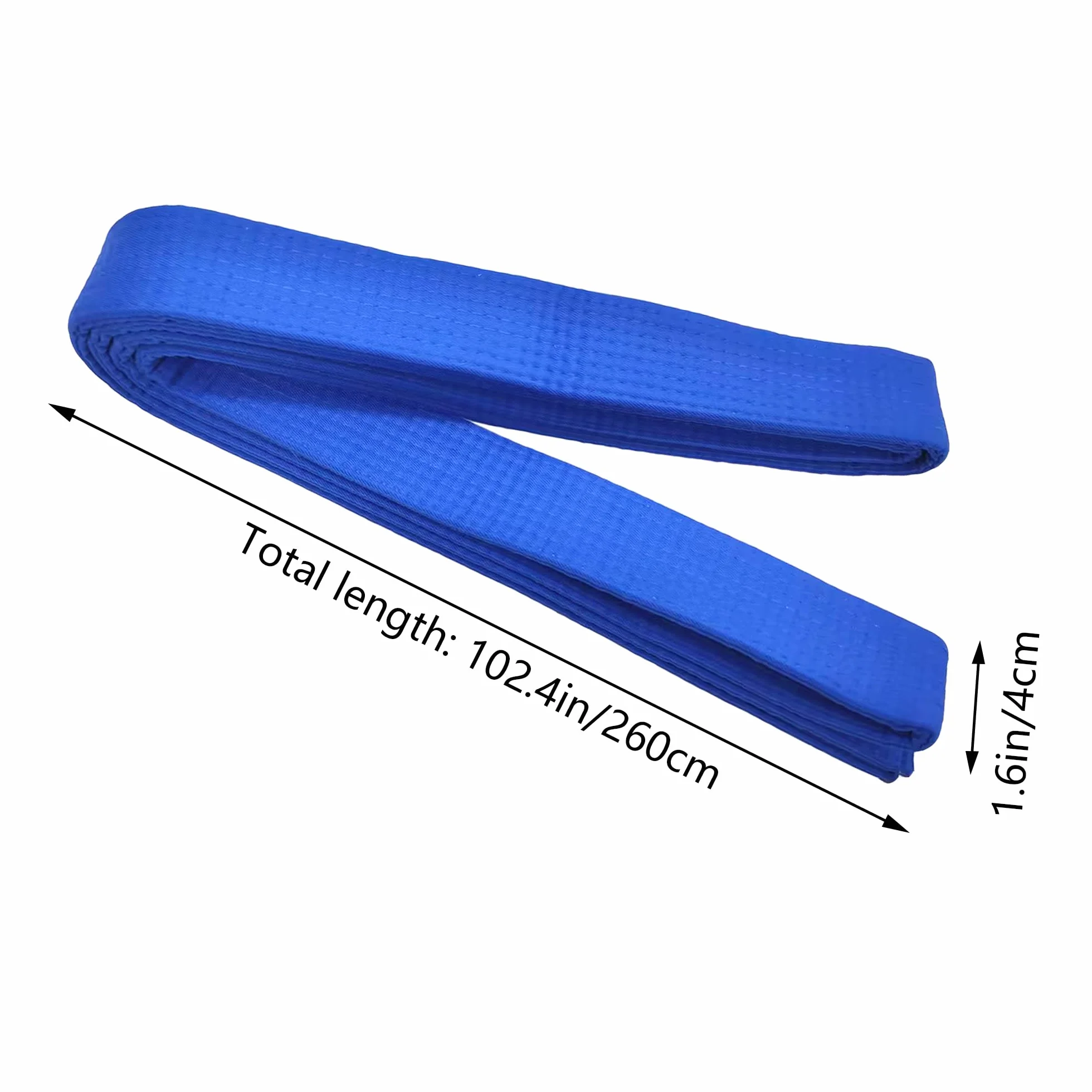 2 szt. 260 cm Judo Karate Pas Sztuki Walki Paski Sportowe Taekwondo Pasy Profesjonalne Karate Aikido Pas Gruby Tkanina Biały Pasek Dzieci Dorośli Kofun Martial Arts Belt