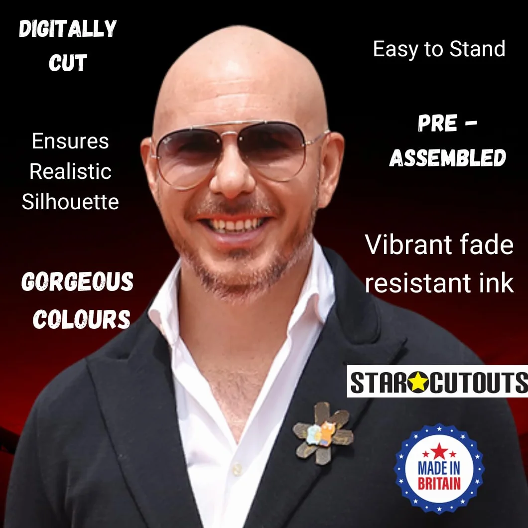Star Cutouts CS933 Pitbull Rapper Lifesize kartonowe wycięcie