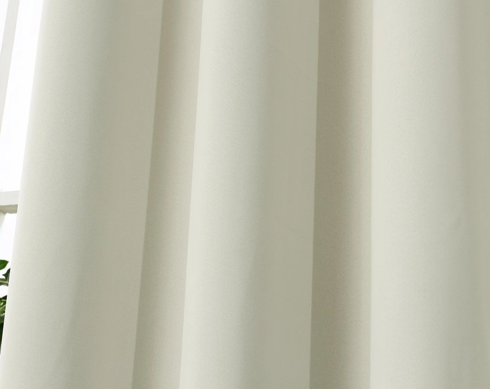 WOLTU Zasłona Zaciemniająca Termiczna 250 g/m² 135x225 cm Beżowy