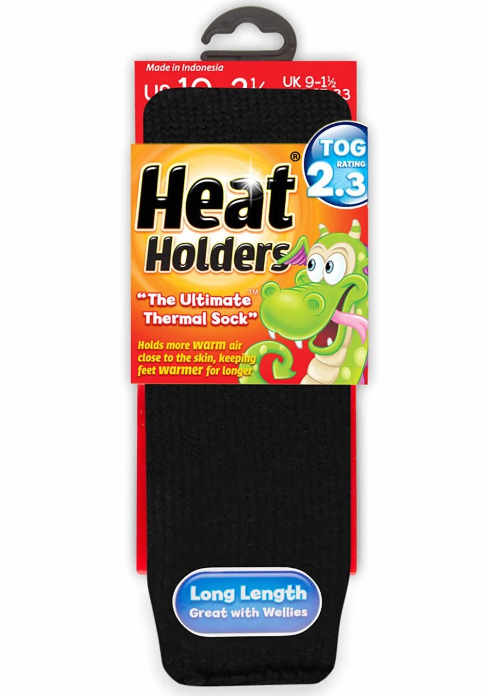 HEAT HOLDERS - Dziecięce zimowe skarpety termiczne unisex 2-5 uk, 34-39 eu, czarne