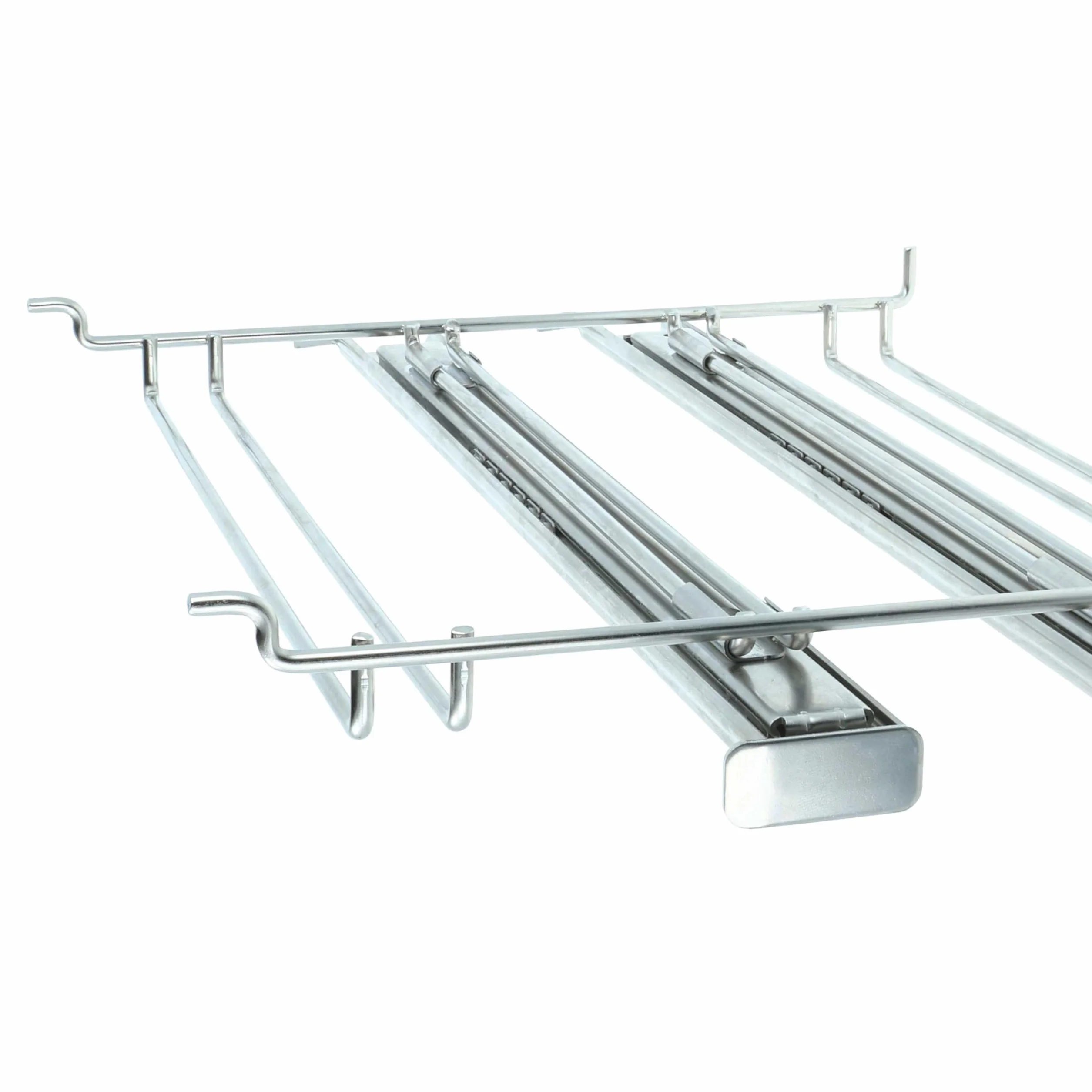 vhbw Zestaw teleskopowy do piekarników Gorenje BO758A31XG, BO75SY2B 2 pary szyn 23,5x27,5x3,5 cm