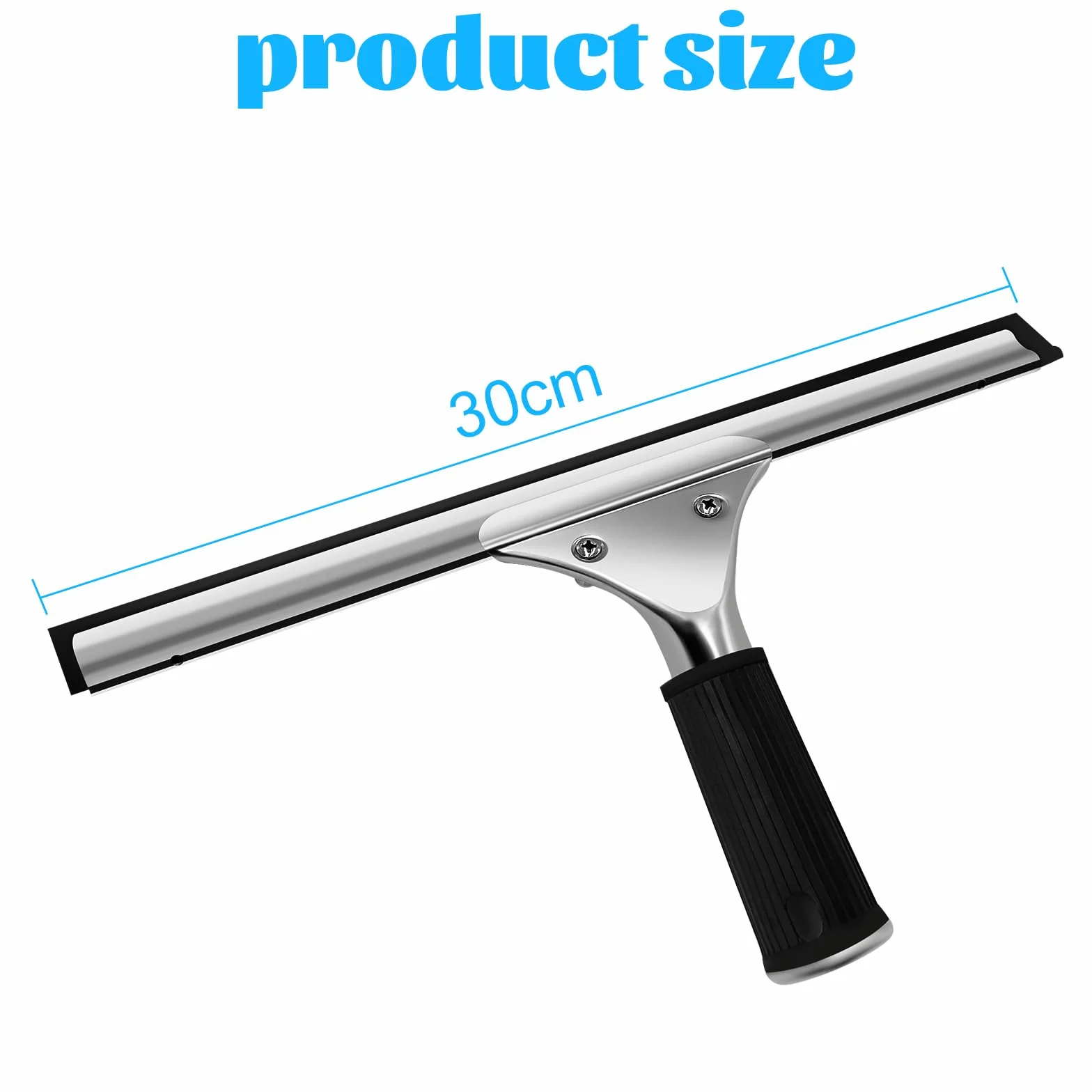 Myjka prysznicowa ze stali nierdzewnej 30 cm do szyb i płytek