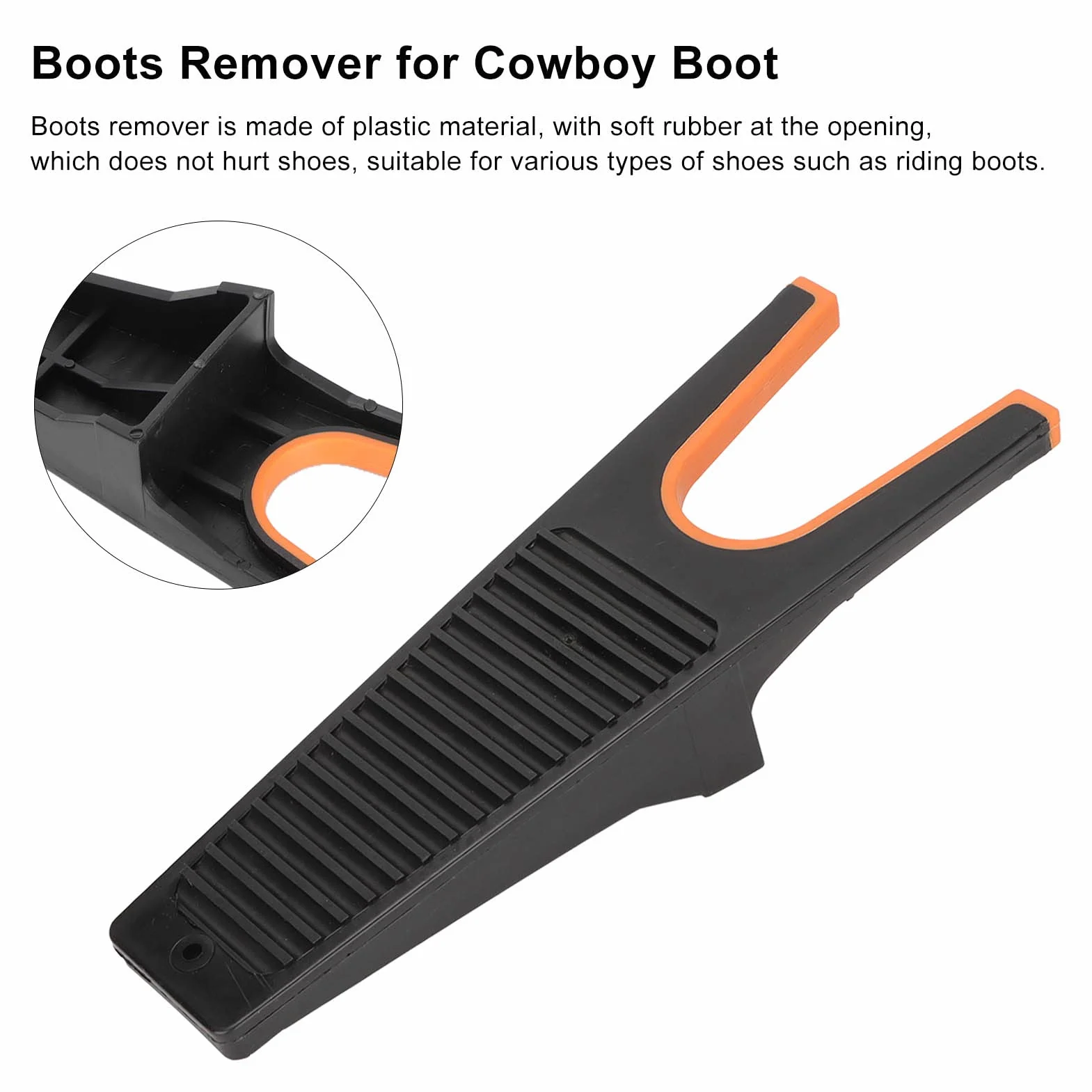 Boot Puller, Boot Remover, Boot Jack Puller, Shoe Horn Wood, Premium Boot Ściągacz, But Remover Gumowy Uchwyt Wodoodporny Wygodne Uniwersalne Ściągacze Buty Kowbojskie Buty Robocze