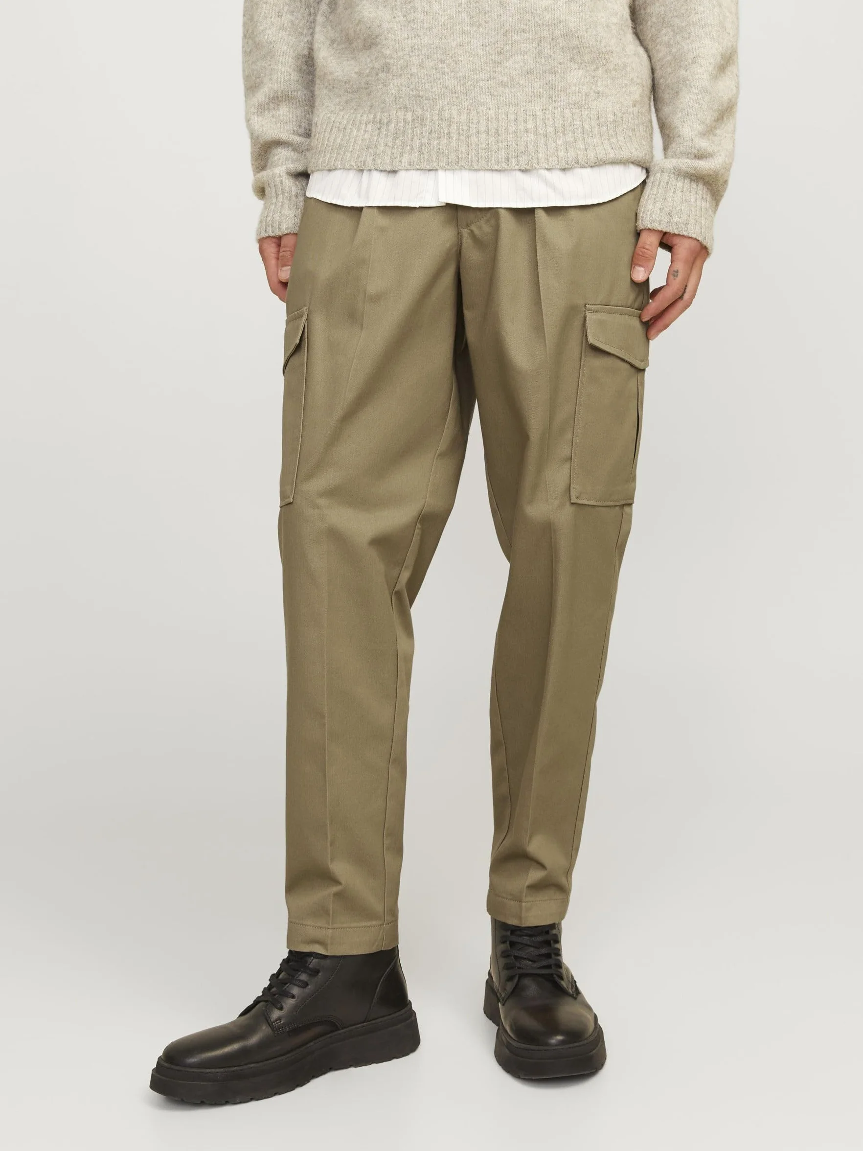 JACK & JONES Jpstbill Jjclean Tapered Cargo - bojówki Mężczyźni