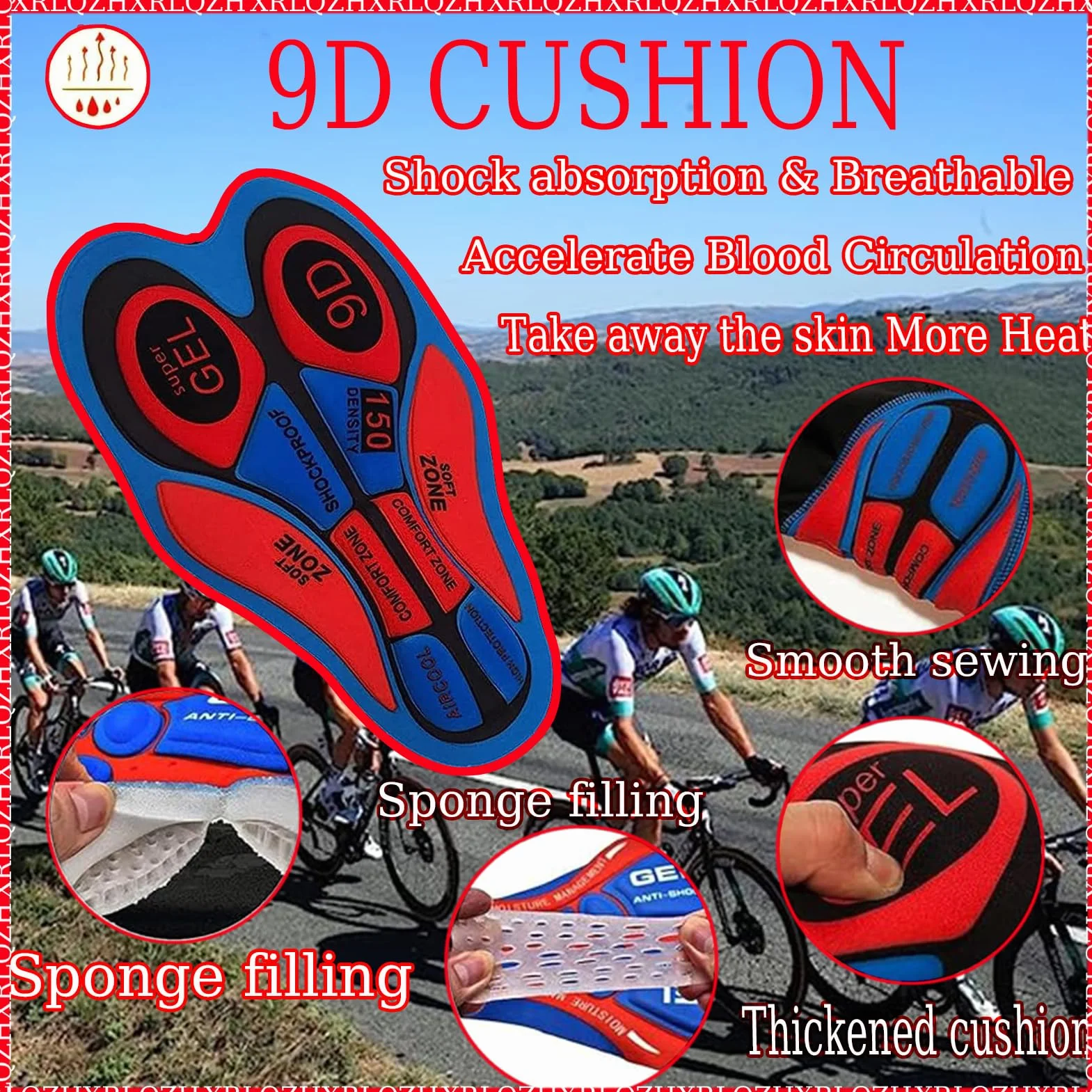 Męskie triathlon Suit, One Piece Trisuit Bike Top Short Sublimated Design+Cycling Underwear, Cycling Short 5D Gel Padded, Short Sleeve One Piece Body Body