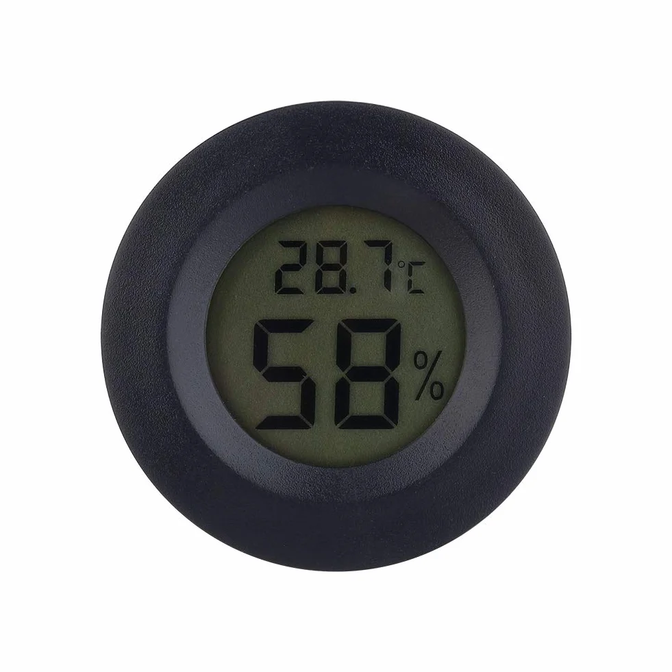 Cyfrowy Termometr Higrometrowy LCD Miernik Temperatury Wilgotności z Wbudowaną Instalacją do Piwnicy na Wino