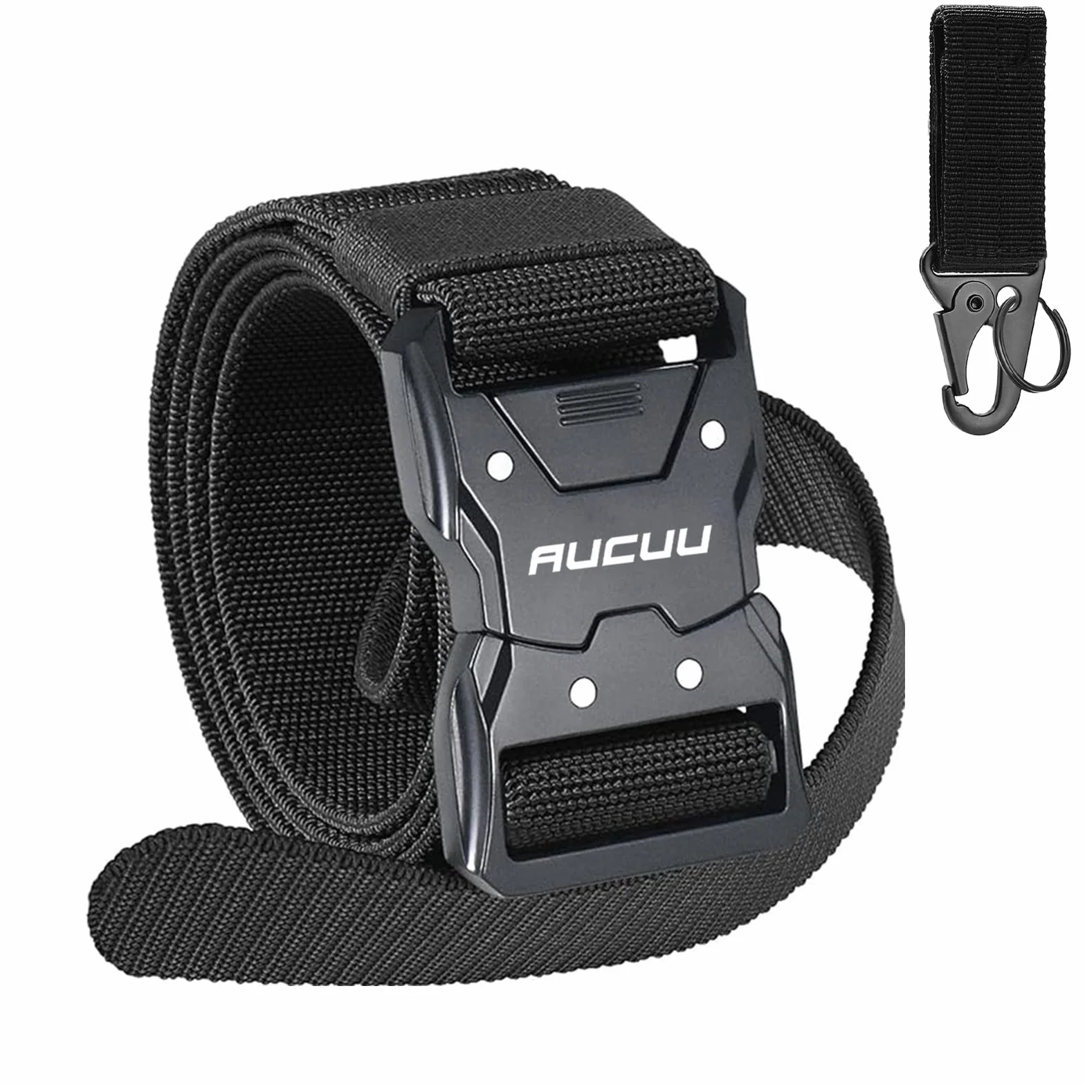 Aucuu Pasek taktyczny Quick Release, 135 cm, czarny