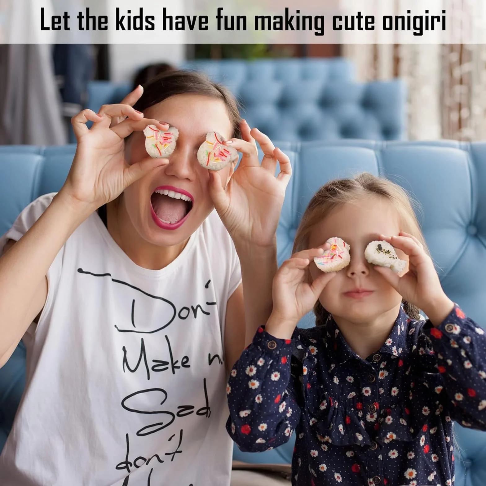 PANYI Foremki do sushi Onigiri, 8 sztuk, z łyżką do ryżu, zestaw foremek do ryżu, idealne dla początkujących i miłośników, do przygotowania doskonałych kul ryżowych