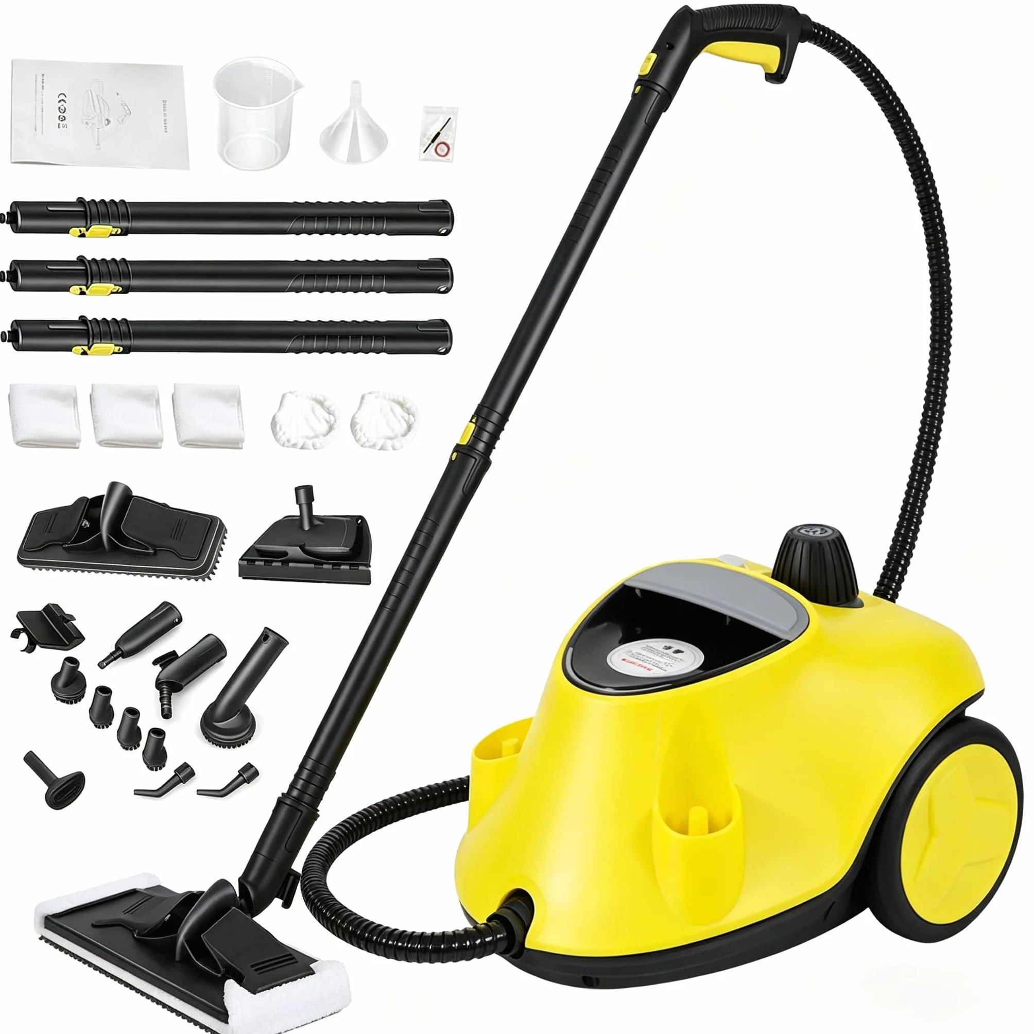 Myjka parowa 2100W 5 bar 2,1L z 29 akcesoriami