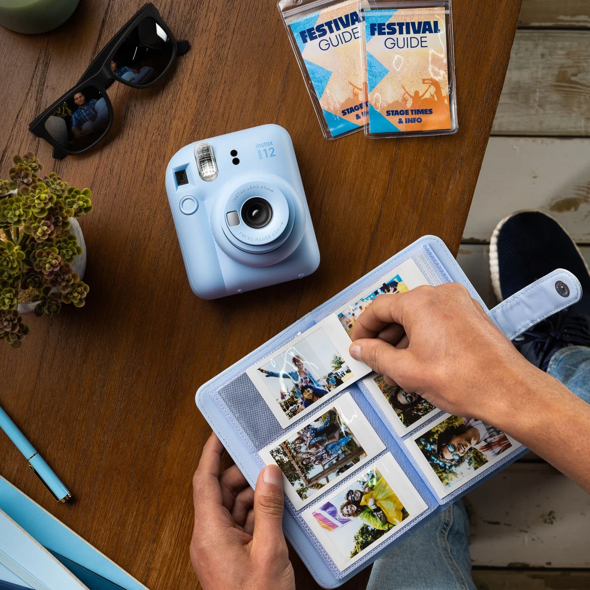 Instax album na zdjęcia natychmiastowe mini, 108 zdjęć, Mint Green