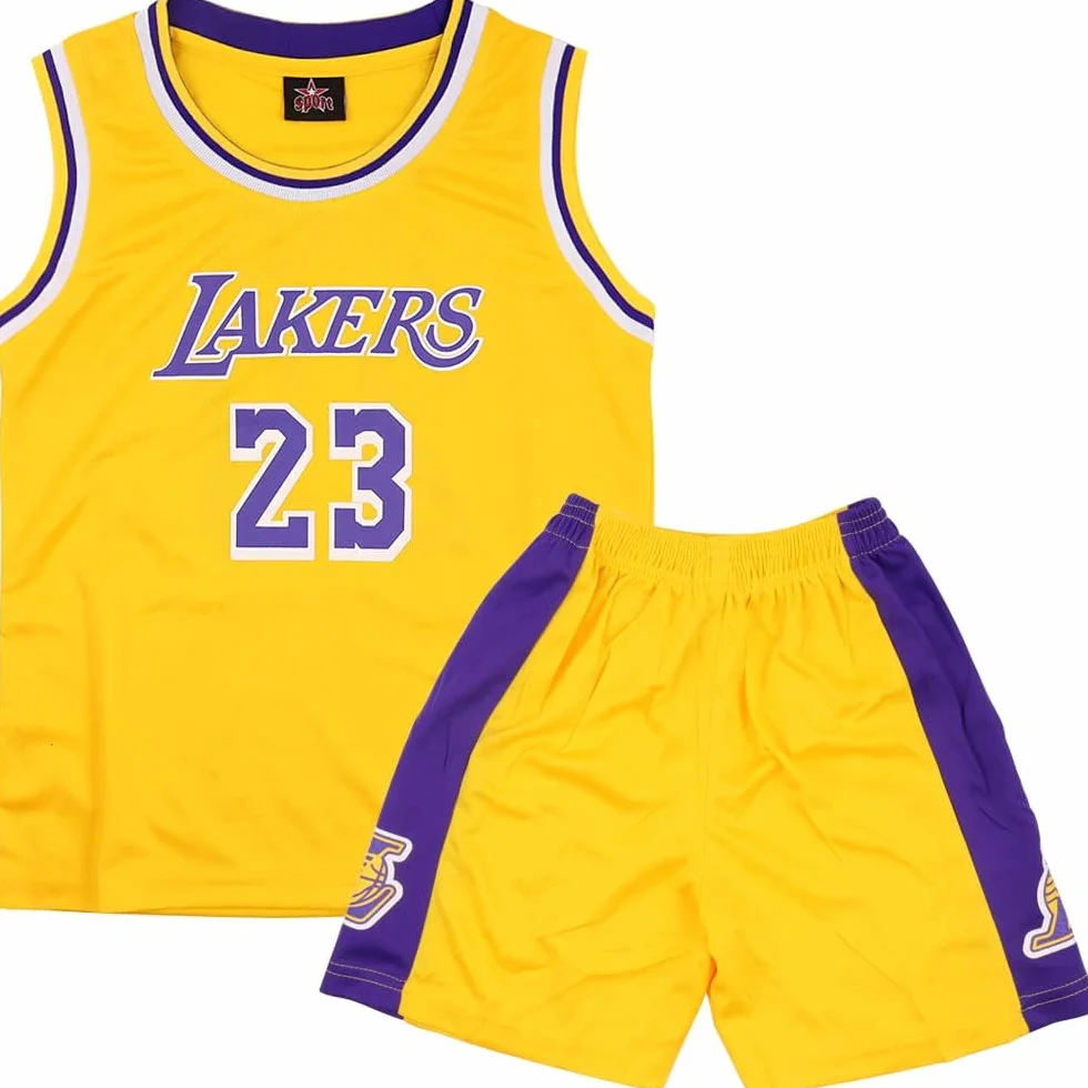 DaceStar Basket Bambino, Maglia Completo Ragazzo 4-12 Anni