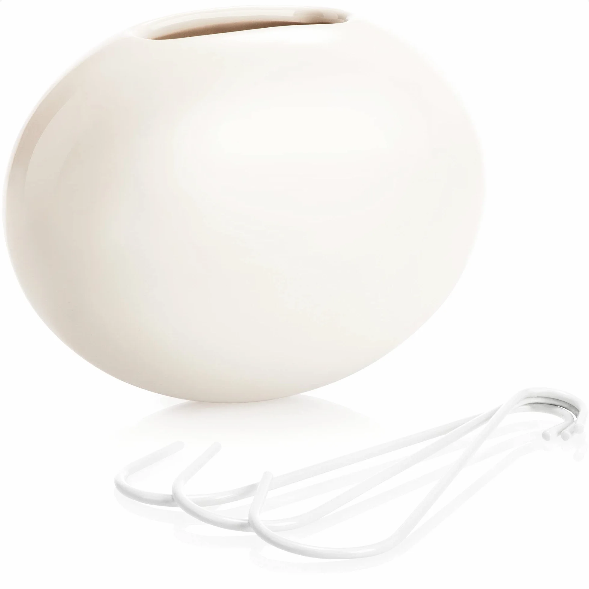 COM-FOUR® 3x ceramiczny nawilzacz powietrza - parownik grzejnikowy do nawilzania powietrza w pomieszczeniu - parownik grzewczy w owalnym ksztalcie, bialy (03 sztuki - owalne)