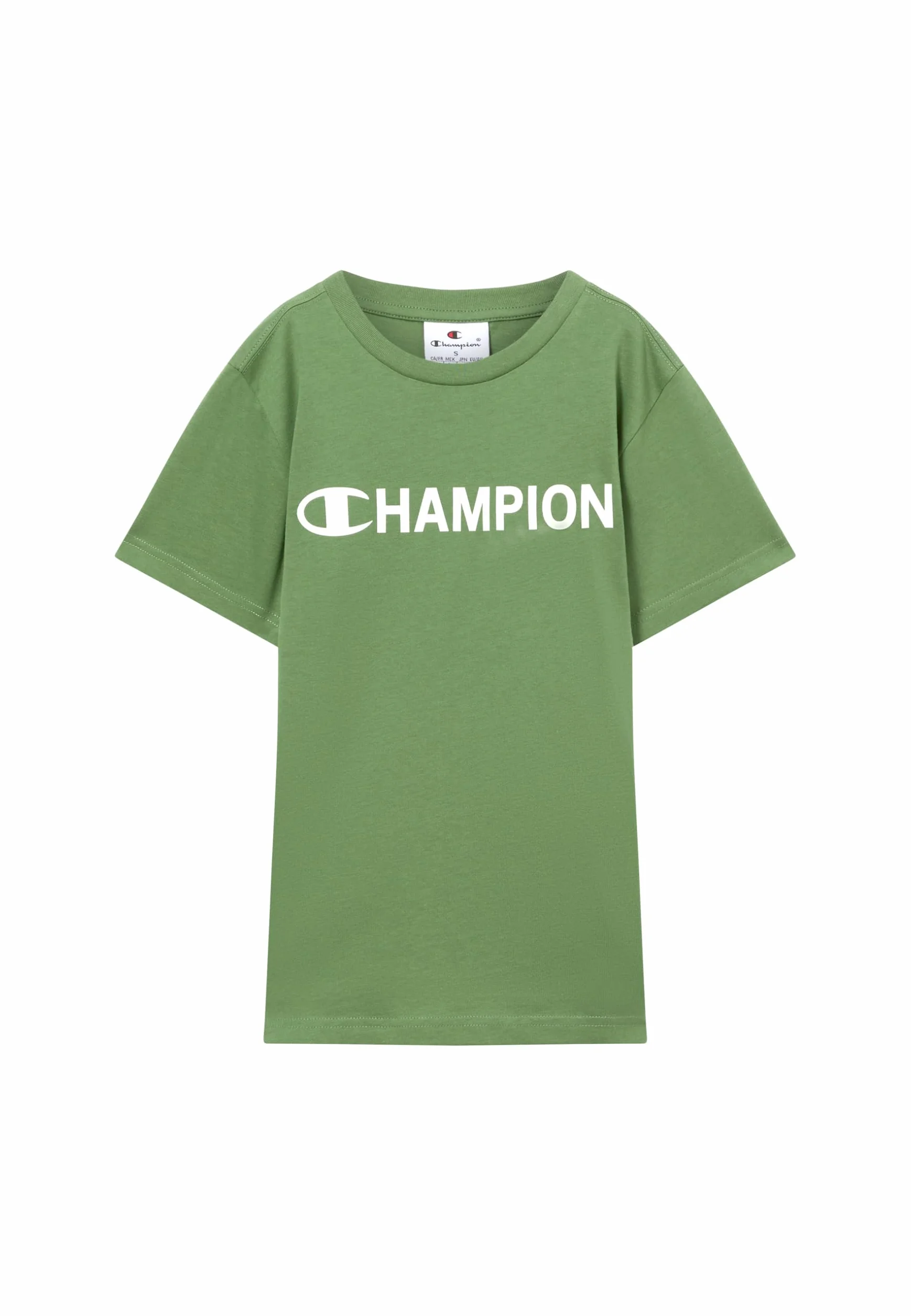 Champion Legacy Boys, graficzny T-shirt z okrągłym dekoltem, XXL, zielony, ZIELONY, XXL