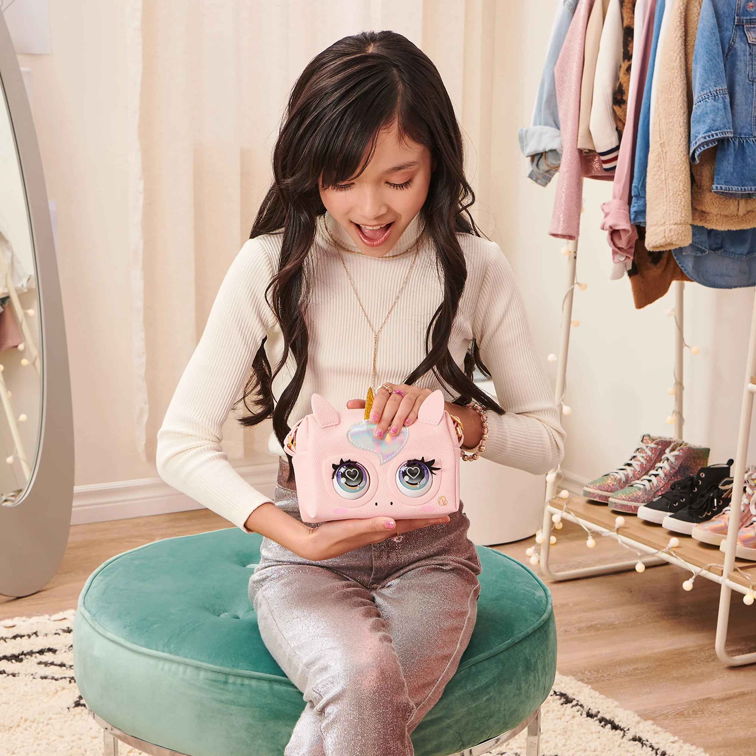 Purse Pets - Glamicorn Interaktywna Torebka Z Jednorożcem, Różowy, Od 5 Lat,6062241-6064255