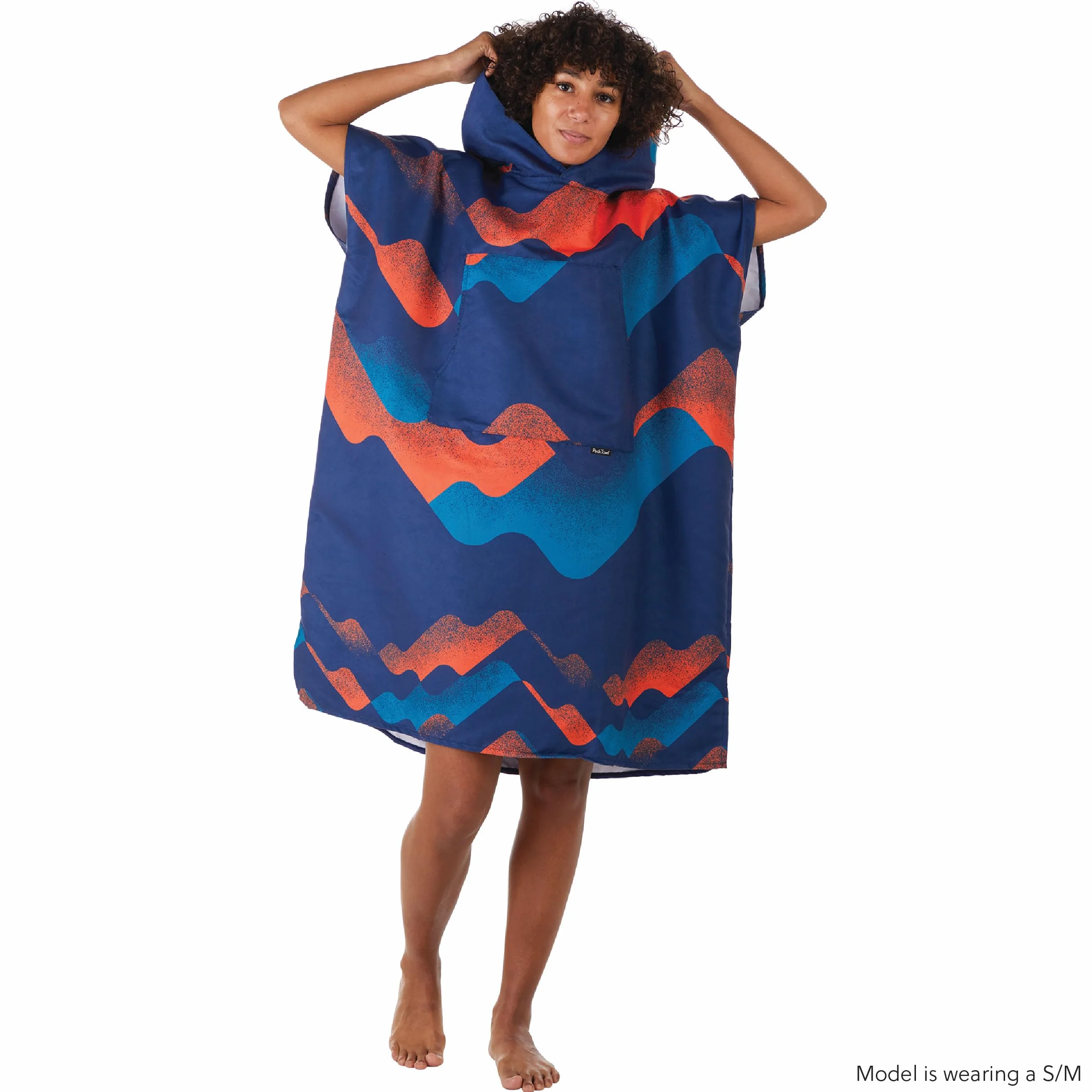 PackTowl Ponczo Riso Wave do przewijania, S/M