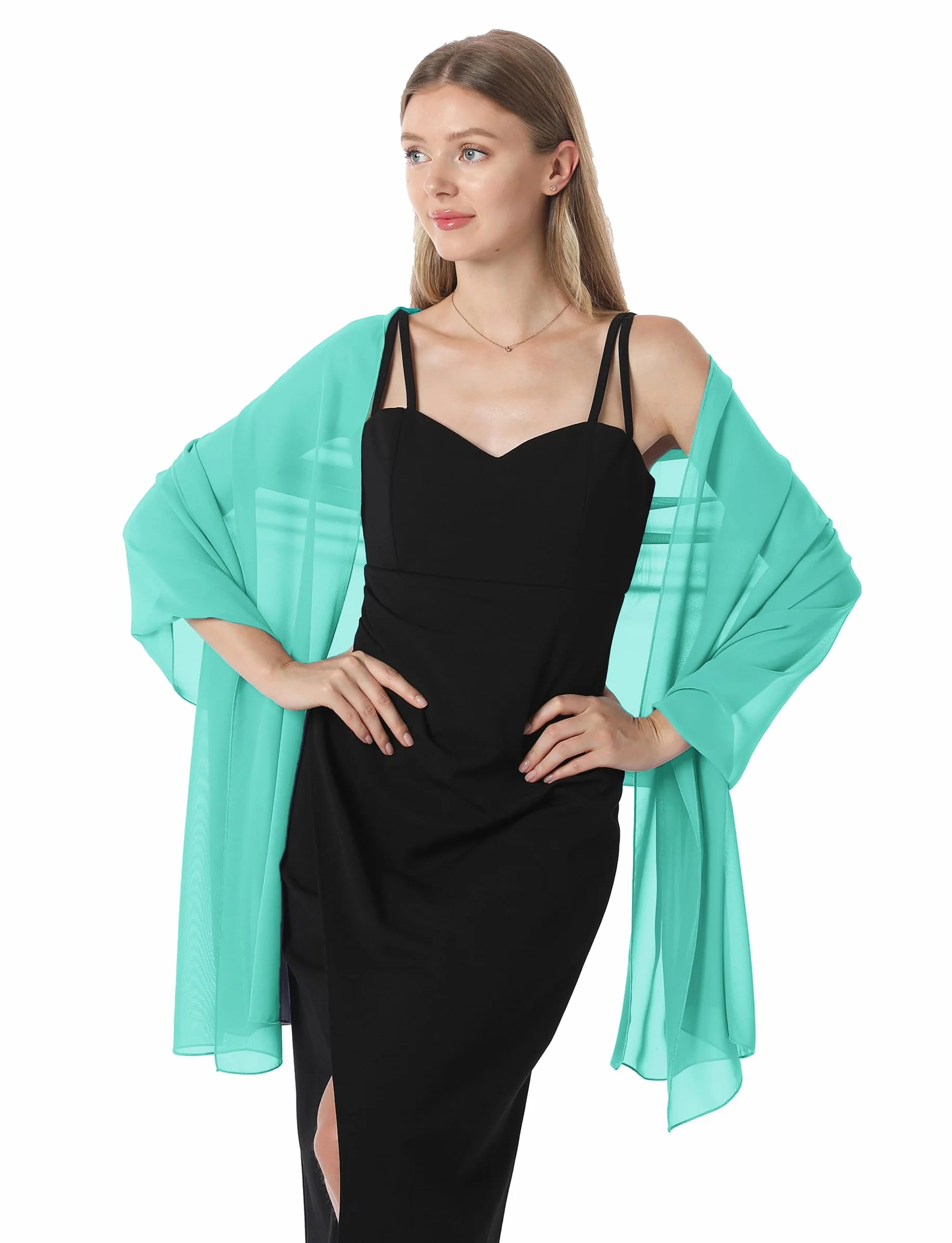 Formalny, klasyczny Kobiety Chiffon-shawl001